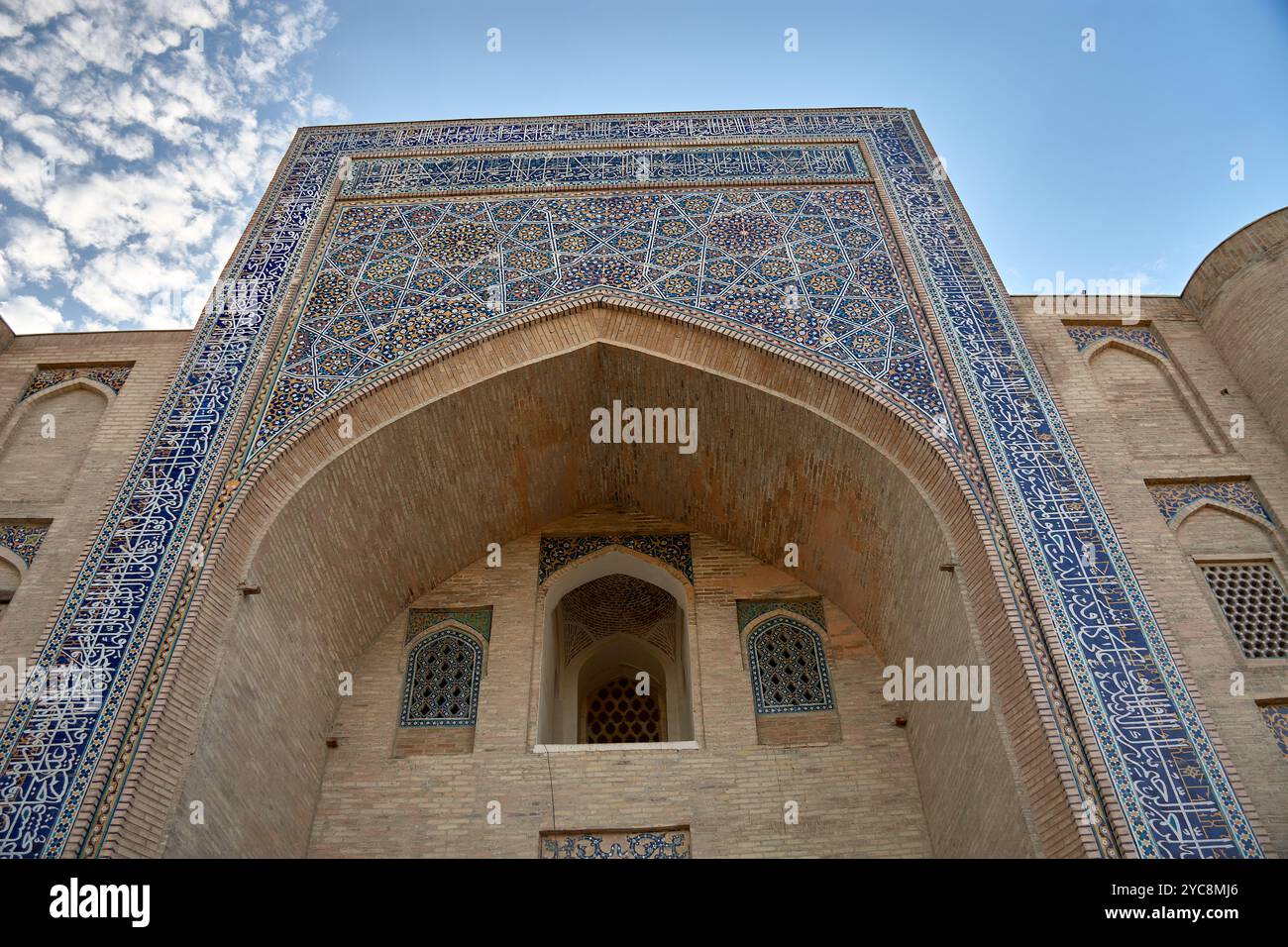 Nadir Divan Begi Khanaka, ein historisches Denkmal in Buchara, Usbekistan. Erbaut im 17. Jahrhundert, Stockfoto