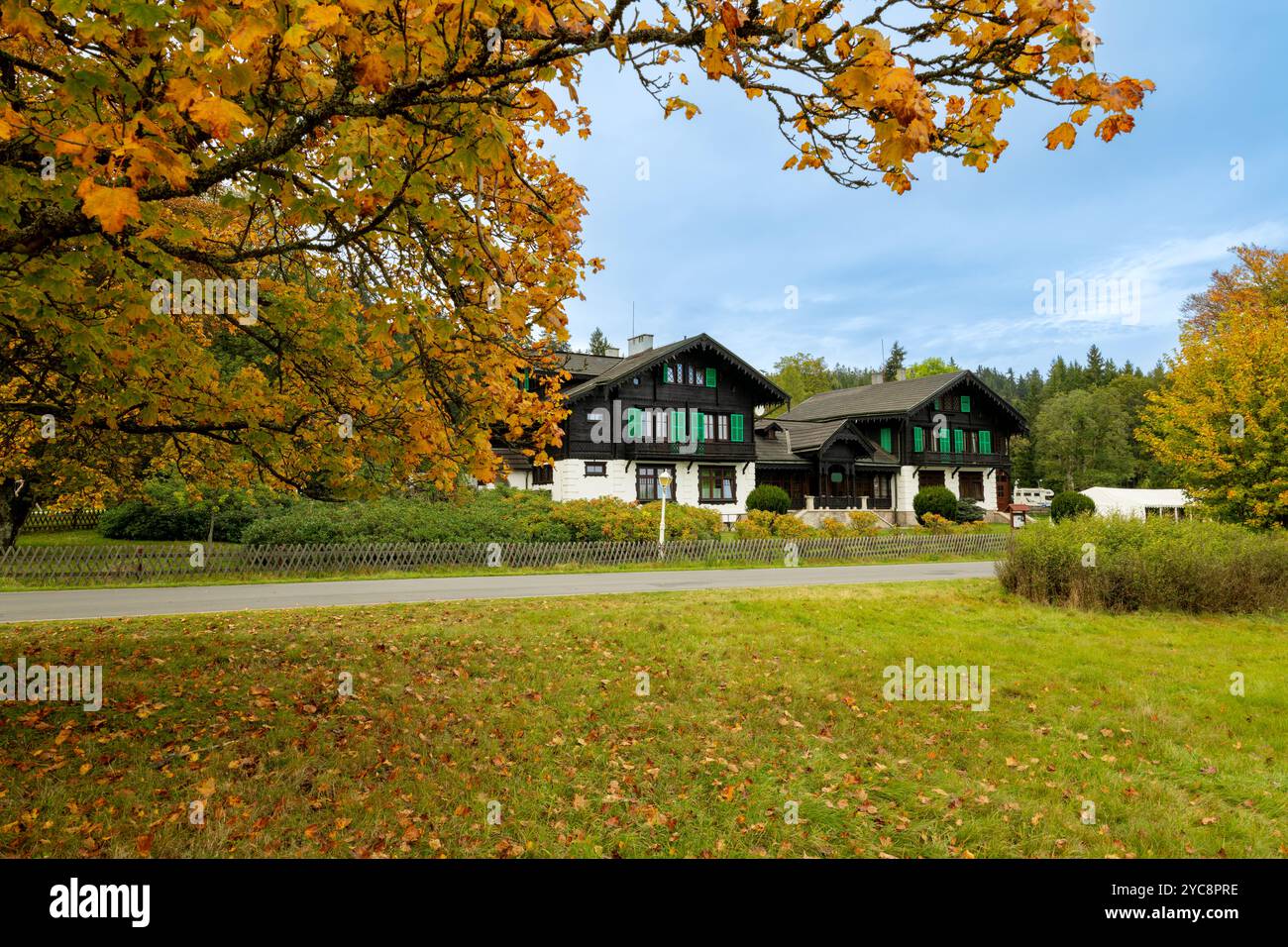 Kladska (Glatzen) - eines der ältesten und größten Naturschutzgebiete in der Region Karlsbad und der wertvollste Teil der Slavkowski-les Stockfoto