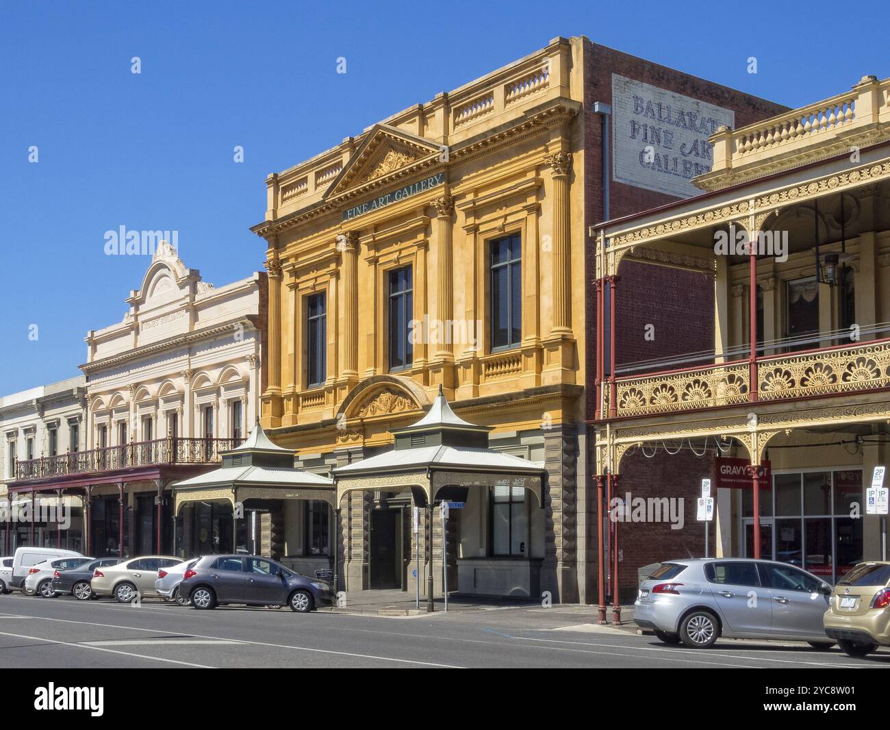 Die Art Gallery of Ballarat ist die älteste und größte regionale Kunstgalerie in Australien, Ballarat, Victoria, Australien, Ozeanien Stockfoto