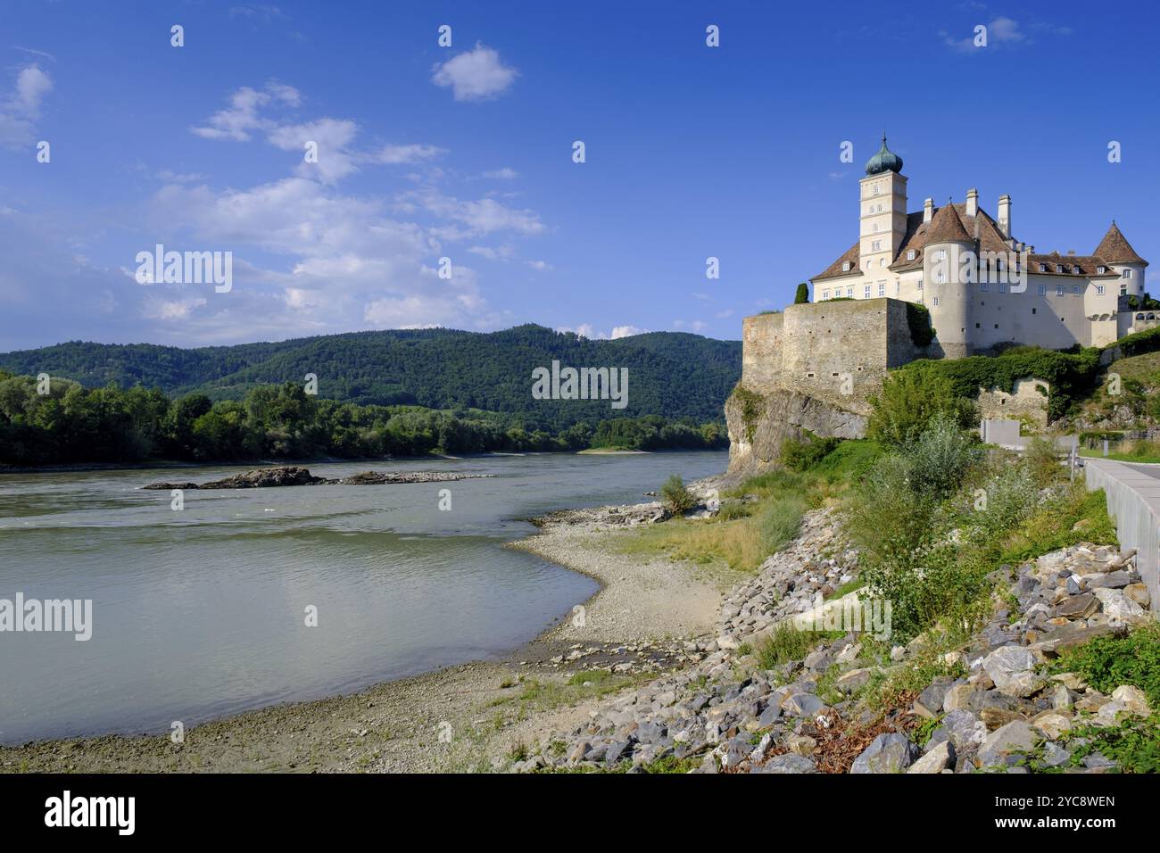 Schloss Schönbühel, an der Donau, Schönbühel-Aggsbach, Wachau, Niederösterreich, Österreich, Europa Stockfoto