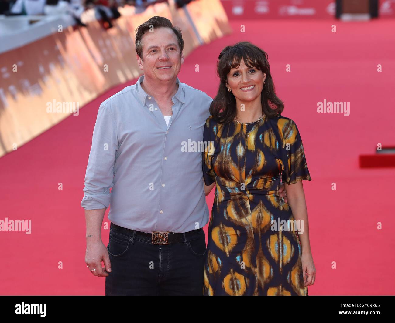 Rom, Italien. Oktober 2024. Roma Cinema Fest 2024. Rom Film Fest. Rote Teppichfolie „Sonnenlicht“. Im Bild: Shenoah Allen, Nina Conti Credit: Independent Photo Agency Srl/Alamy Live News Stockfoto