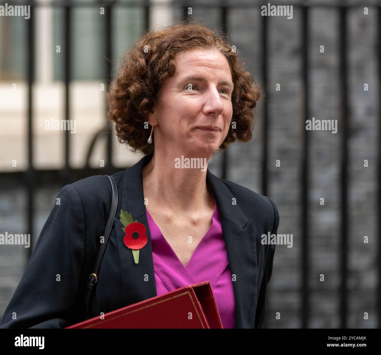 London, Großbritannien. Oktober 2024. Annelisese Dodds, Außenministerin bei einer Kabinettssitzung in der Downing Street 10 London. Quelle: Ian Davidson/Alamy Live News Stockfoto