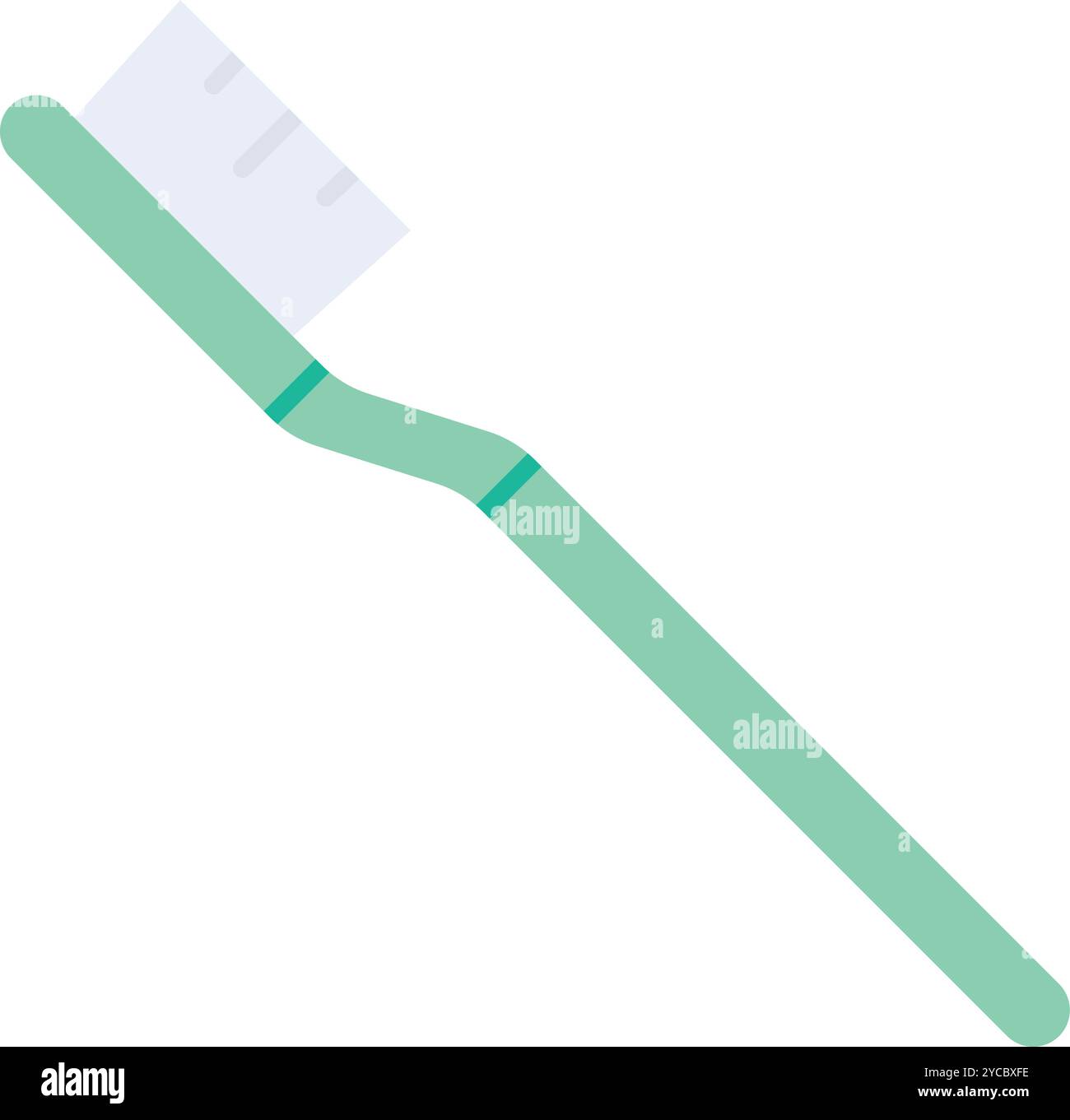 Vektorbild des Zahnbürstensymbols. Geeignet für mobile Anwendungen, Webanwendungen und Printmedien. Stock Vektor