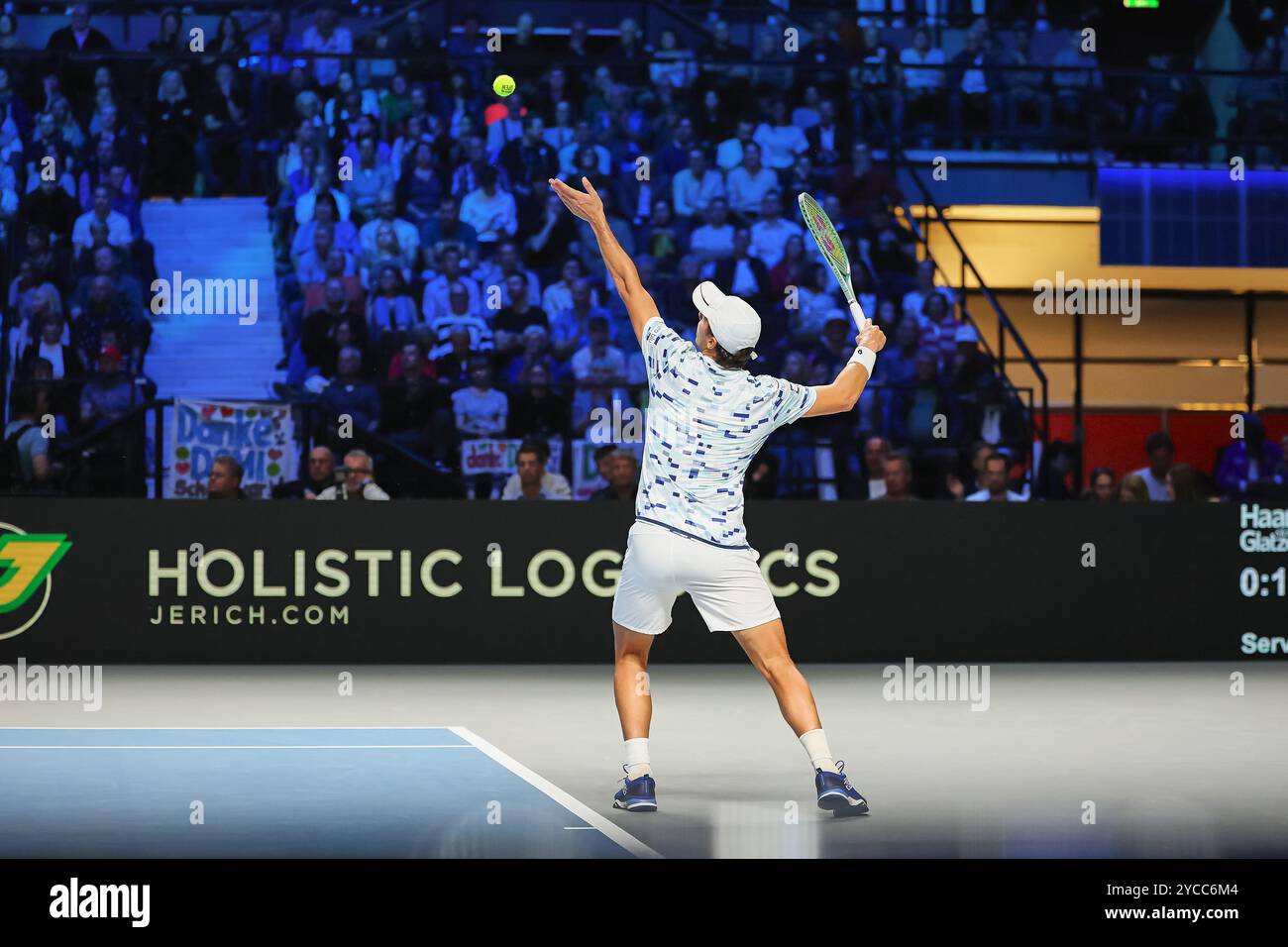 Wien, Wien, Österreich. Oktober 2024. Luciano Darderi aus Italien, bei der ersten Bank Open - ATP500, Herren Tennis (Bild: © Mathias Schulz/ZUMA Press Wire) NUR REDAKTIONELLE VERWENDUNG! Nicht für kommerzielle ZWECKE! Stockfoto