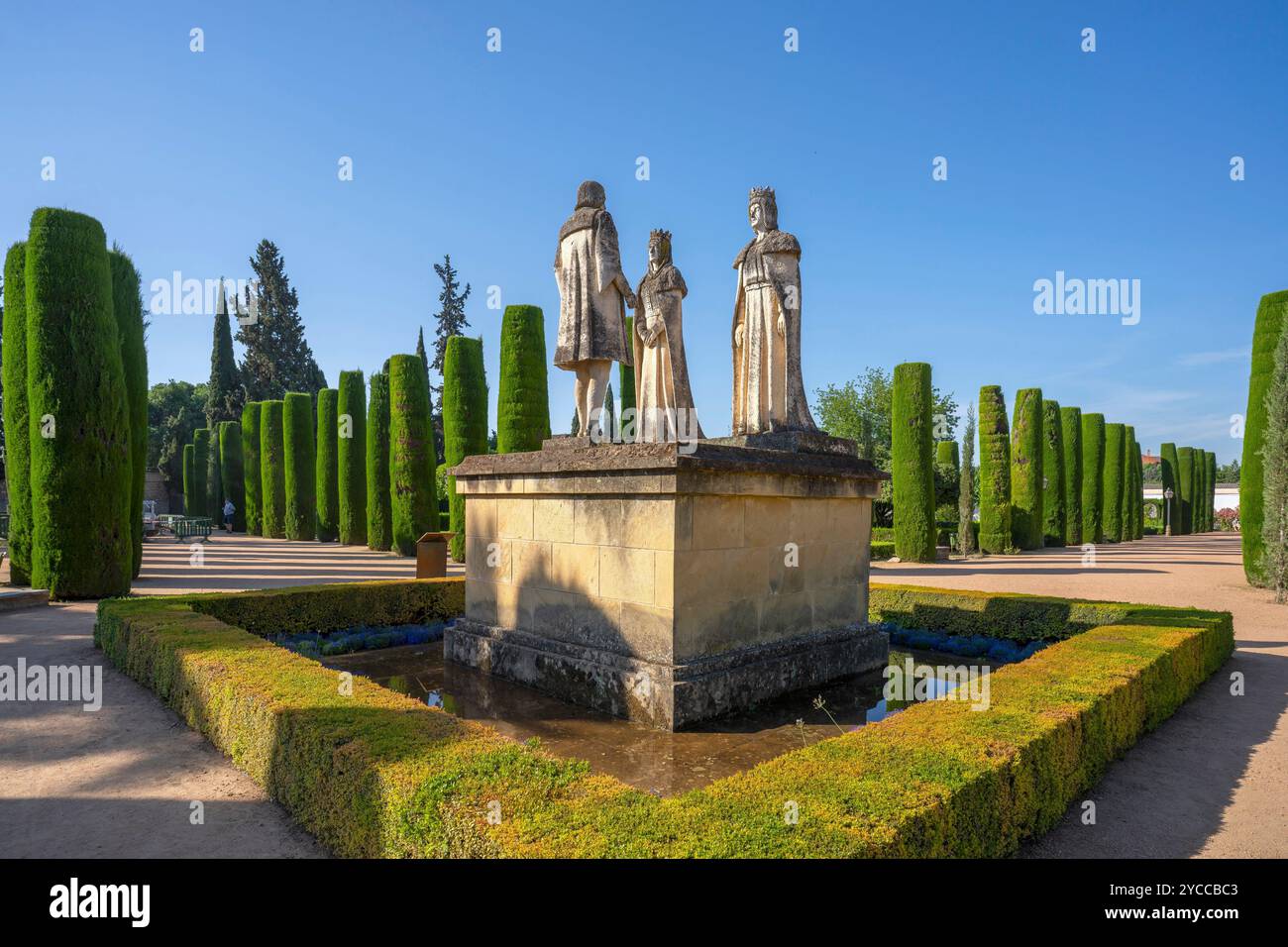 Alcazar de los Reyes Cristianos, Cordoba, Andalusien, Spanien Stockfoto