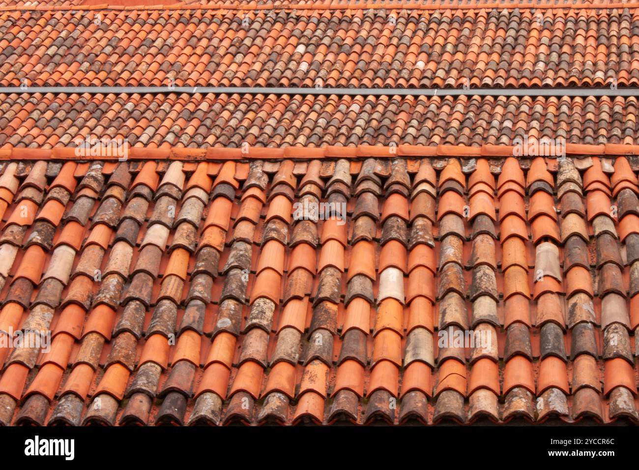 Terrakottadächer in Venedig, Italien Stockfoto