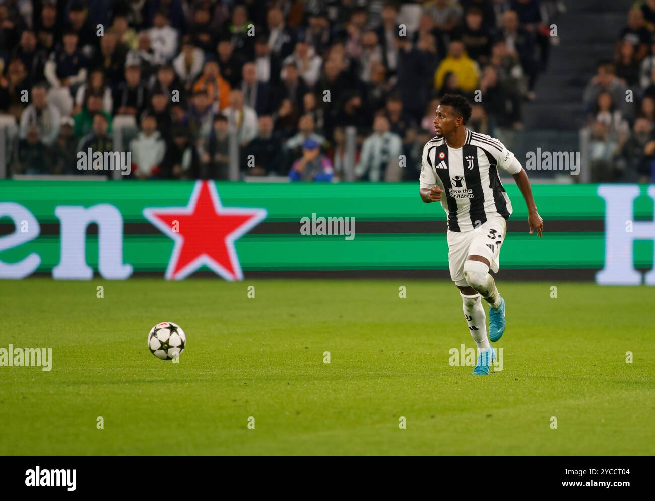 Turin, 22. Oktober 2024, UEFA Champions League, Juventus FC gegen VFB Stutgard Stockfoto