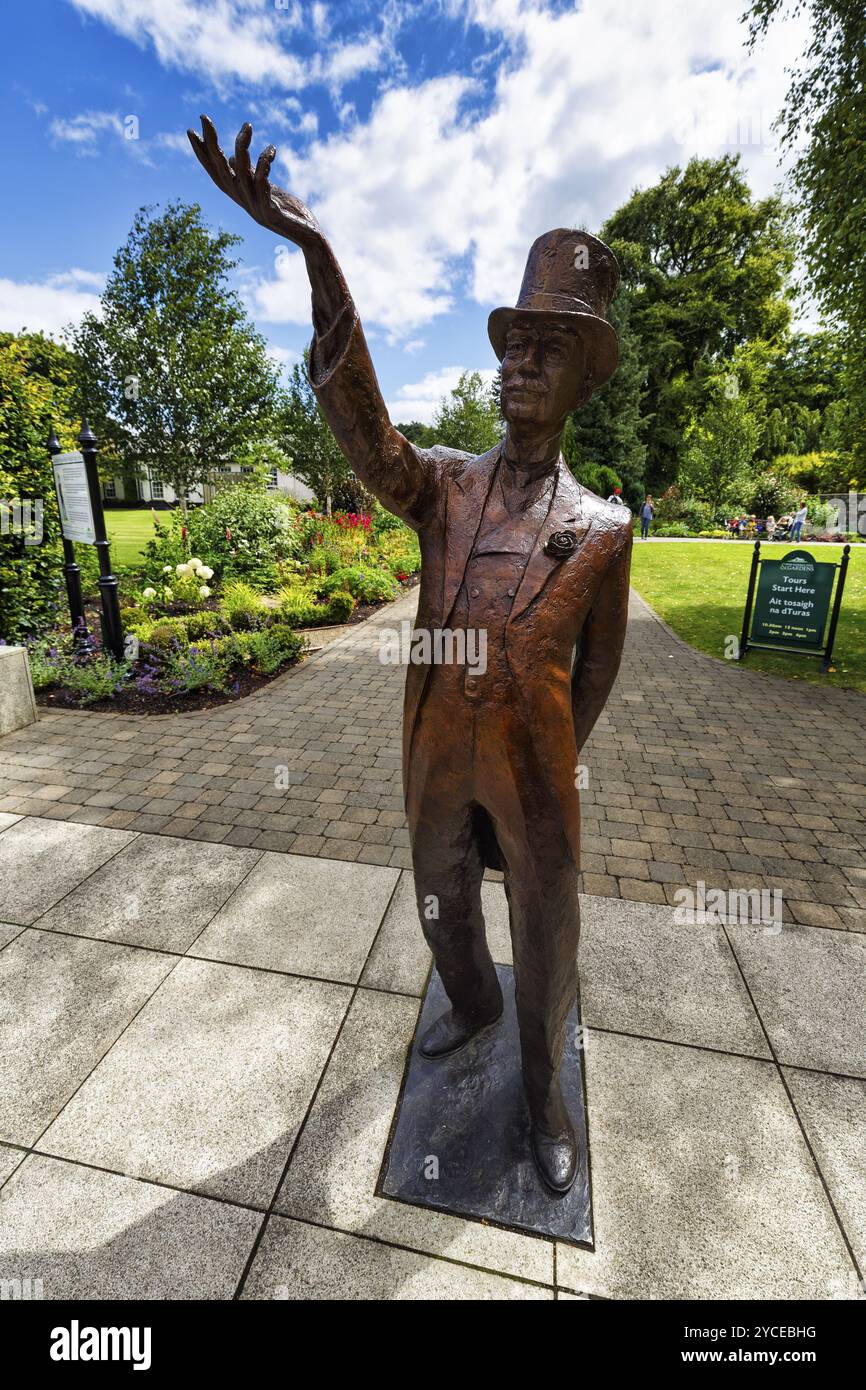 Skulptur von William Hall Walker, Irish National Stud, The Irish National Stud & Gardens, Tully, Kildare, Irland, Europa Stockfoto