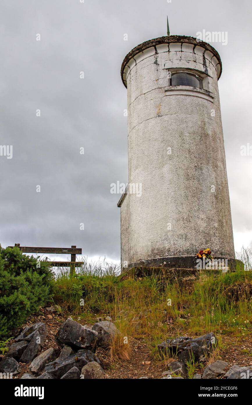Pepperpot-Leuchtturm auf Loch Lochy, Gairlochy Stockfoto
