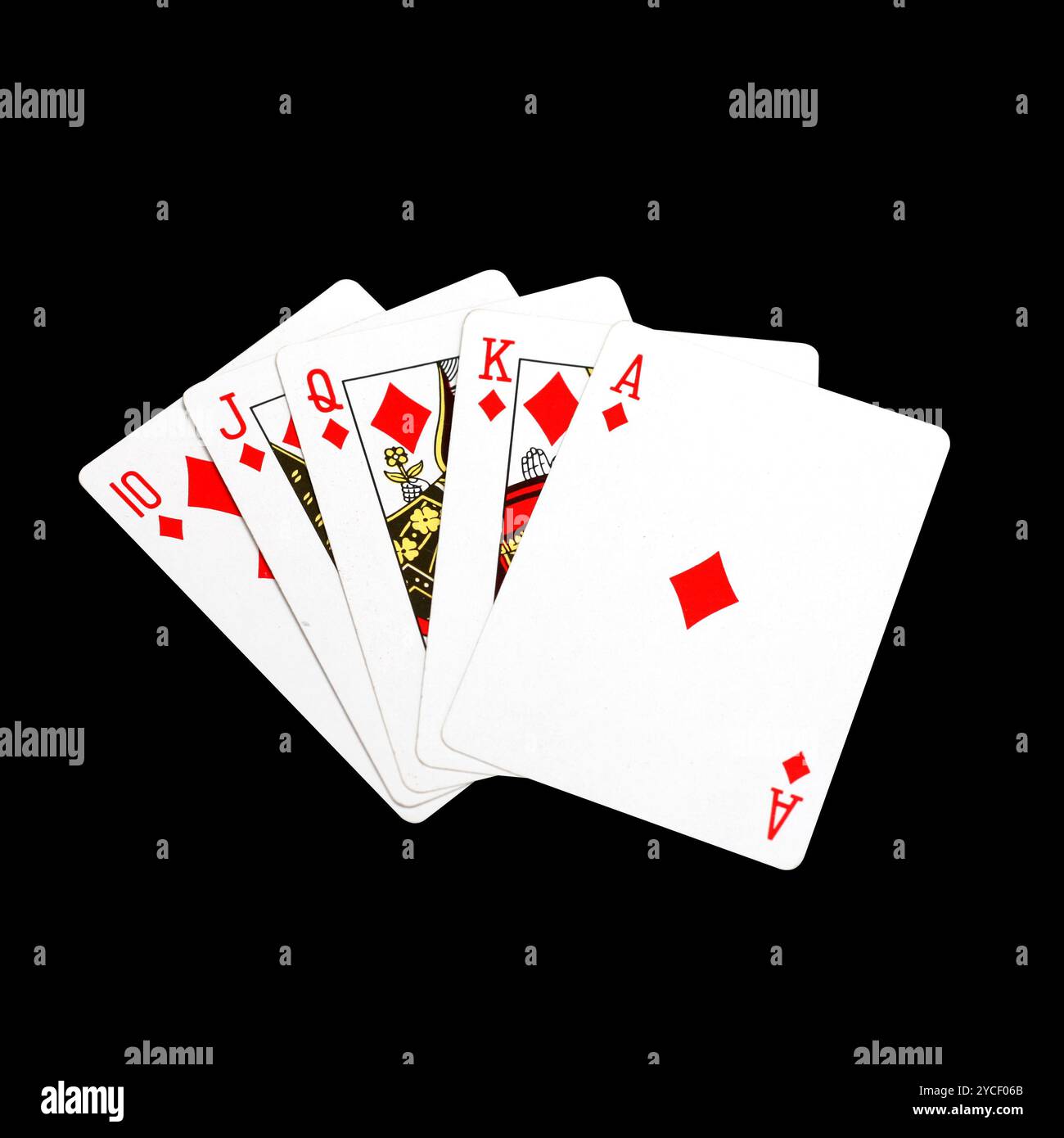 Royal Flush Stockfoto