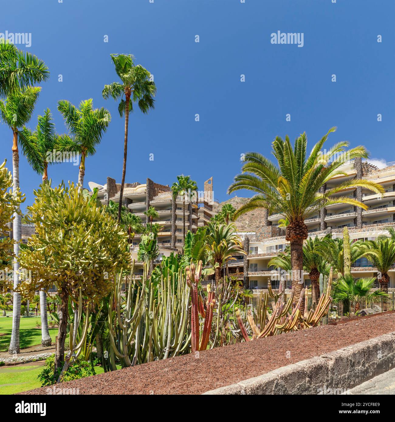 Hotelkomplex in Anfi del Mar, Arguineguin, Gran Canaria, Kanarischen Inseln, Spanien Stockfoto