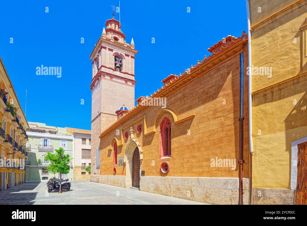 Historische Ansichten von Valencia, an der Ostküste Spaniens, ist die Hauptstadt der Autonomen Gemeinschaft Valencia und die drittgrösste Stadt in Spanien. Stockfoto