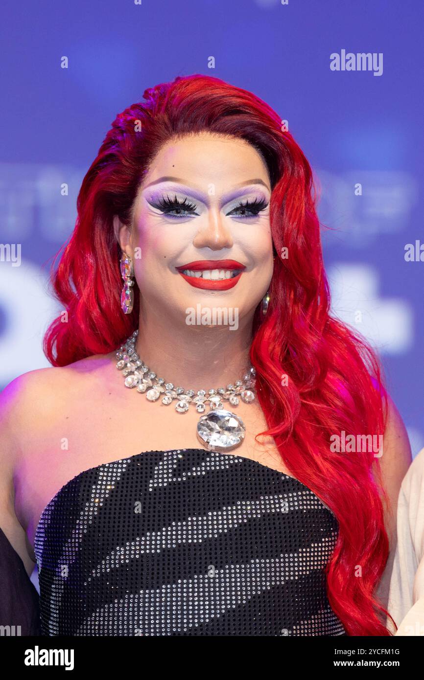 Cannes, Frankreich. Oktober 2024. Nicky Doll nimmt am 22. Oktober 2024 an den Diversify TV Awards im Rahmen der MIPCOM 2024 in Cannes Teil. Foto von Shootpix/ABACAPRESS. COM Credit: Abaca Press/Alamy Live News Stockfoto