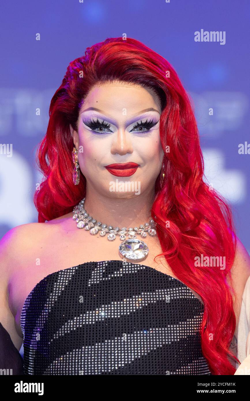 Cannes, Frankreich. Oktober 2024. Nicky Doll nimmt am 22. Oktober 2024 an den Diversify TV Awards im Rahmen der MIPCOM 2024 in Cannes Teil. Foto von Shootpix/ABACAPRESS. COM Credit: Abaca Press/Alamy Live News Stockfoto