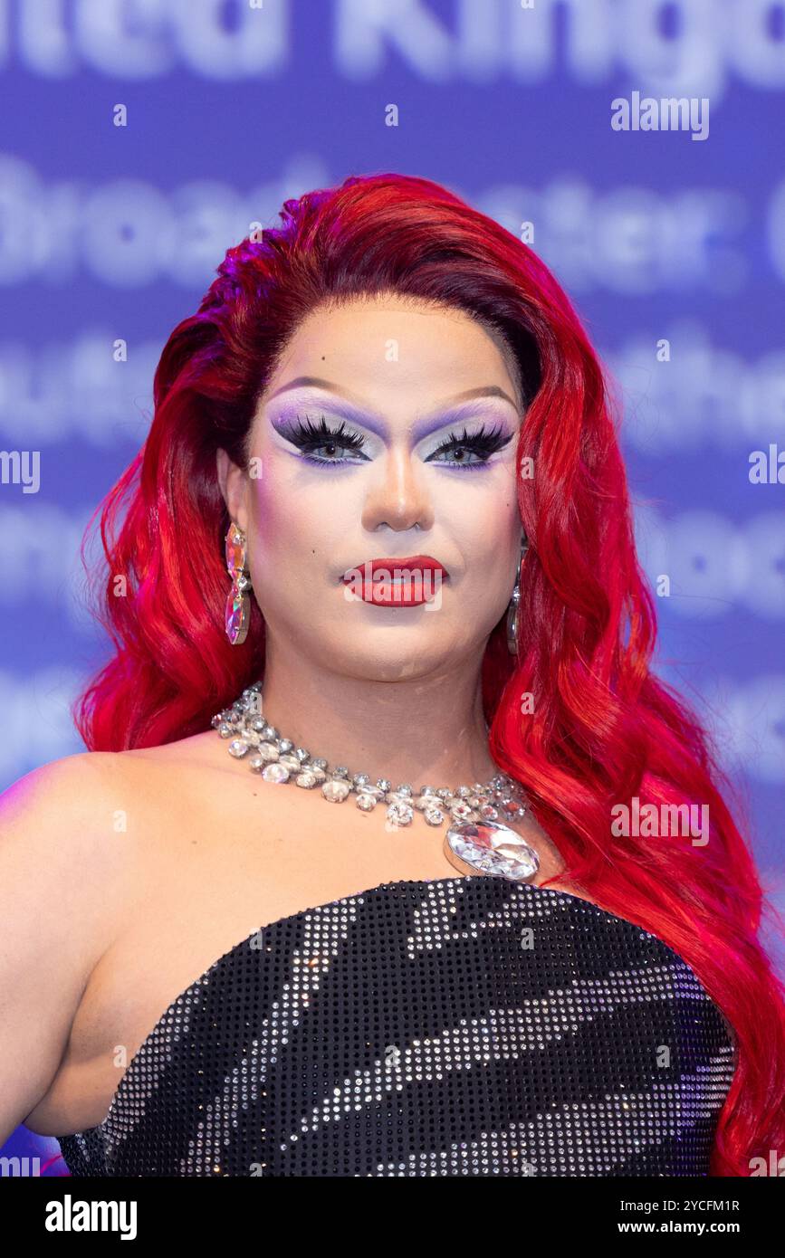 Cannes, Frankreich. Oktober 2024. Nicky Doll nimmt am 22. Oktober 2024 an den Diversify TV Awards im Rahmen der MIPCOM 2024 in Cannes Teil. Foto von Shootpix/ABACAPRESS. COM Credit: Abaca Press/Alamy Live News Stockfoto