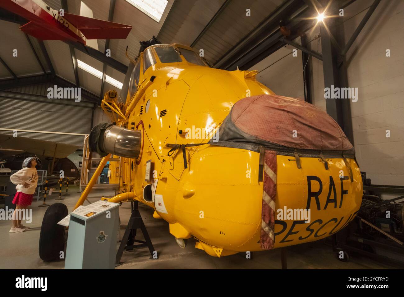 England, Kent, Thanet, Ramsgate, Manston, RAF Manston History Museum, Ausstellung historischer und Vintage-Flugzeuge Stockfoto