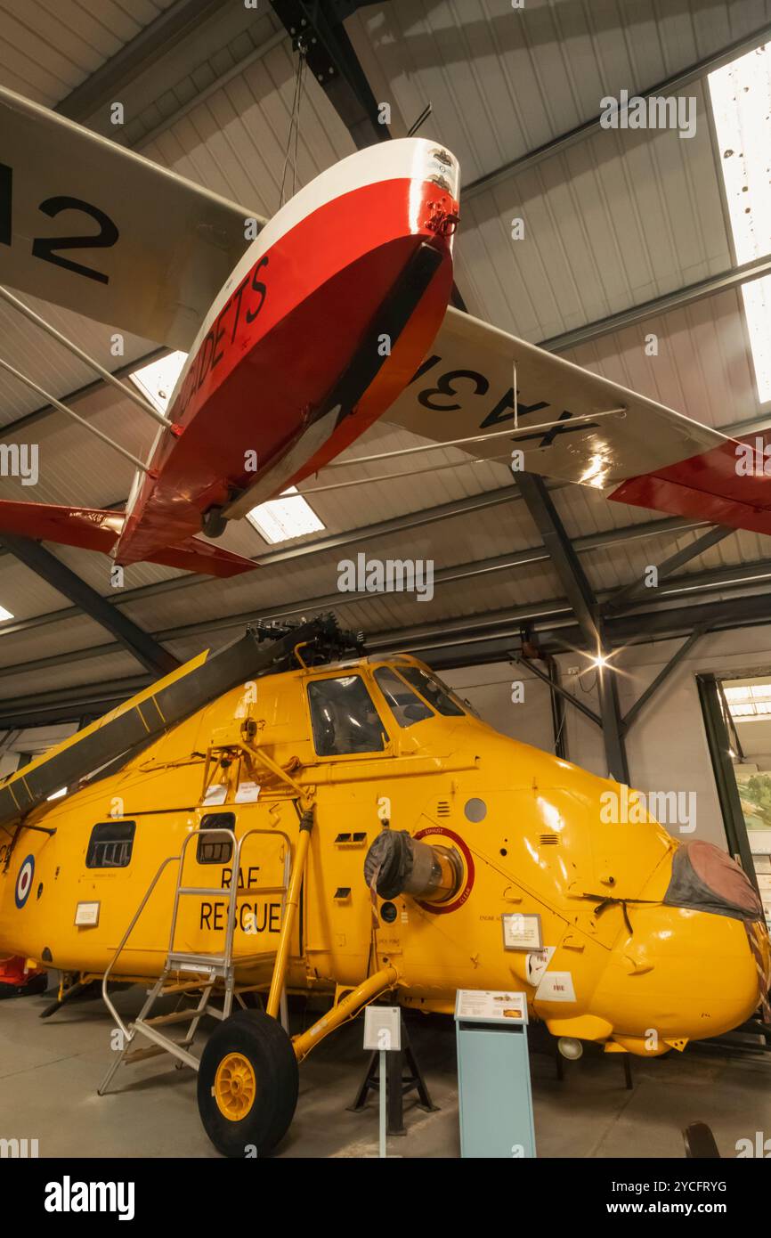 England, Kent, Thanet, Ramsgate, Manston, RAF Manston History Museum, Ausstellung historischer und Vintage-Flugzeuge Stockfoto