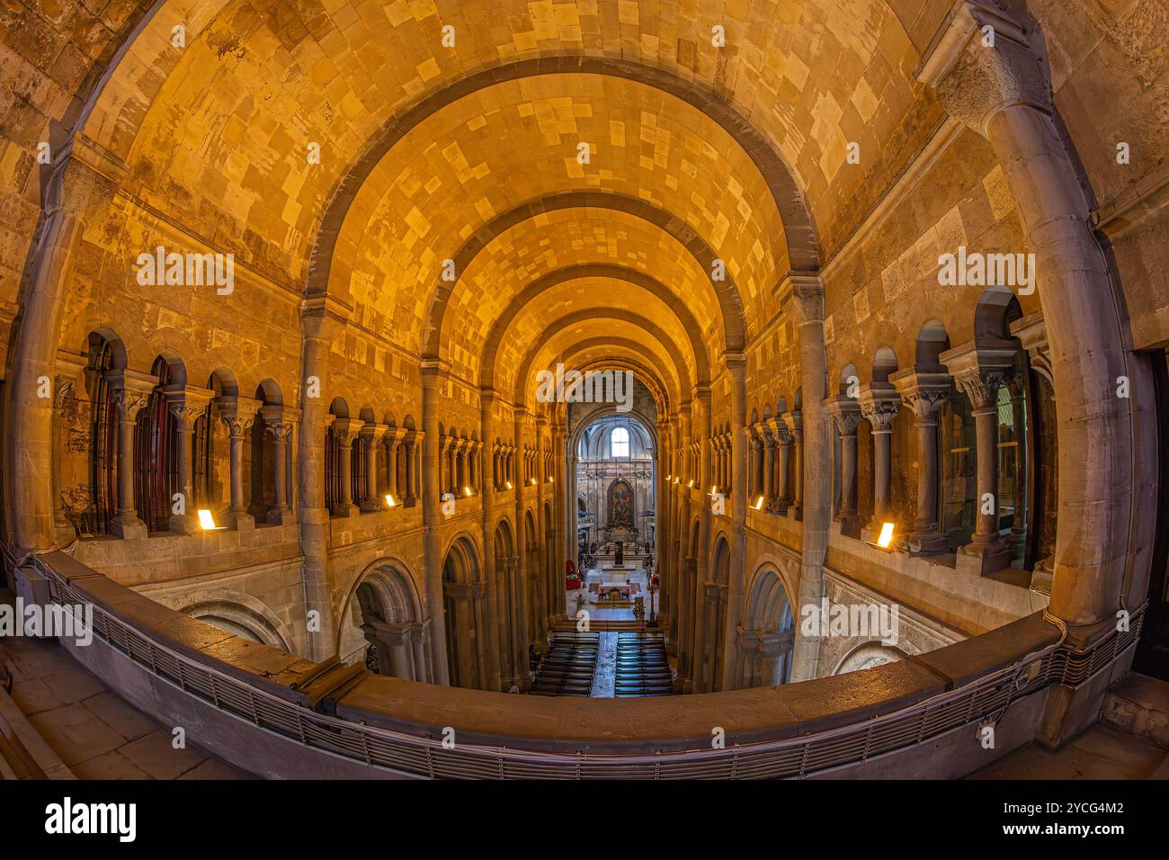 Inneres der Kathedrale von Lissabon, Lissabon, Portugal Stockfoto