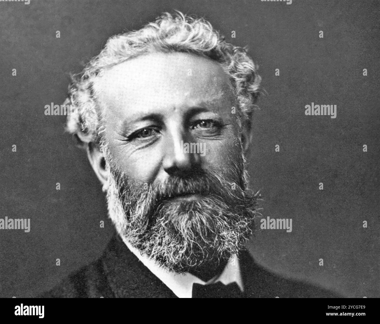 JULES VERNE (1828–1905) französischer Schriftsteller und Dramatiker im Jahr 1878. Foto: Felix Nadar Stockfoto