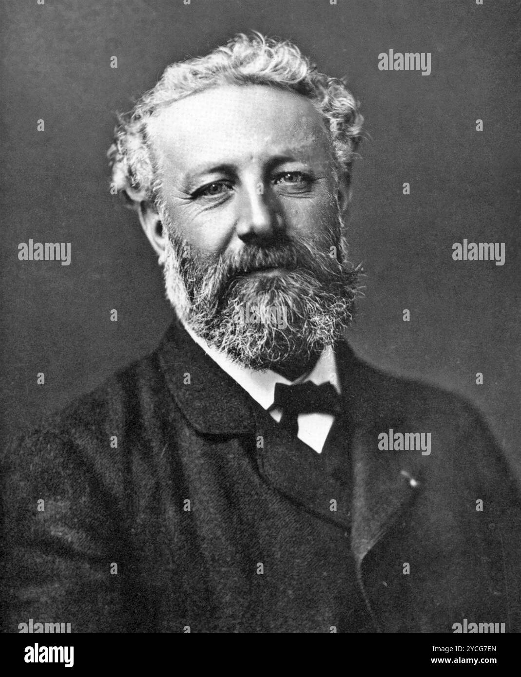 JULES VERNE (1828–1905) französischer Schriftsteller und Dramatiker im Jahr 1878. Foto: Felix Nadar Stockfoto