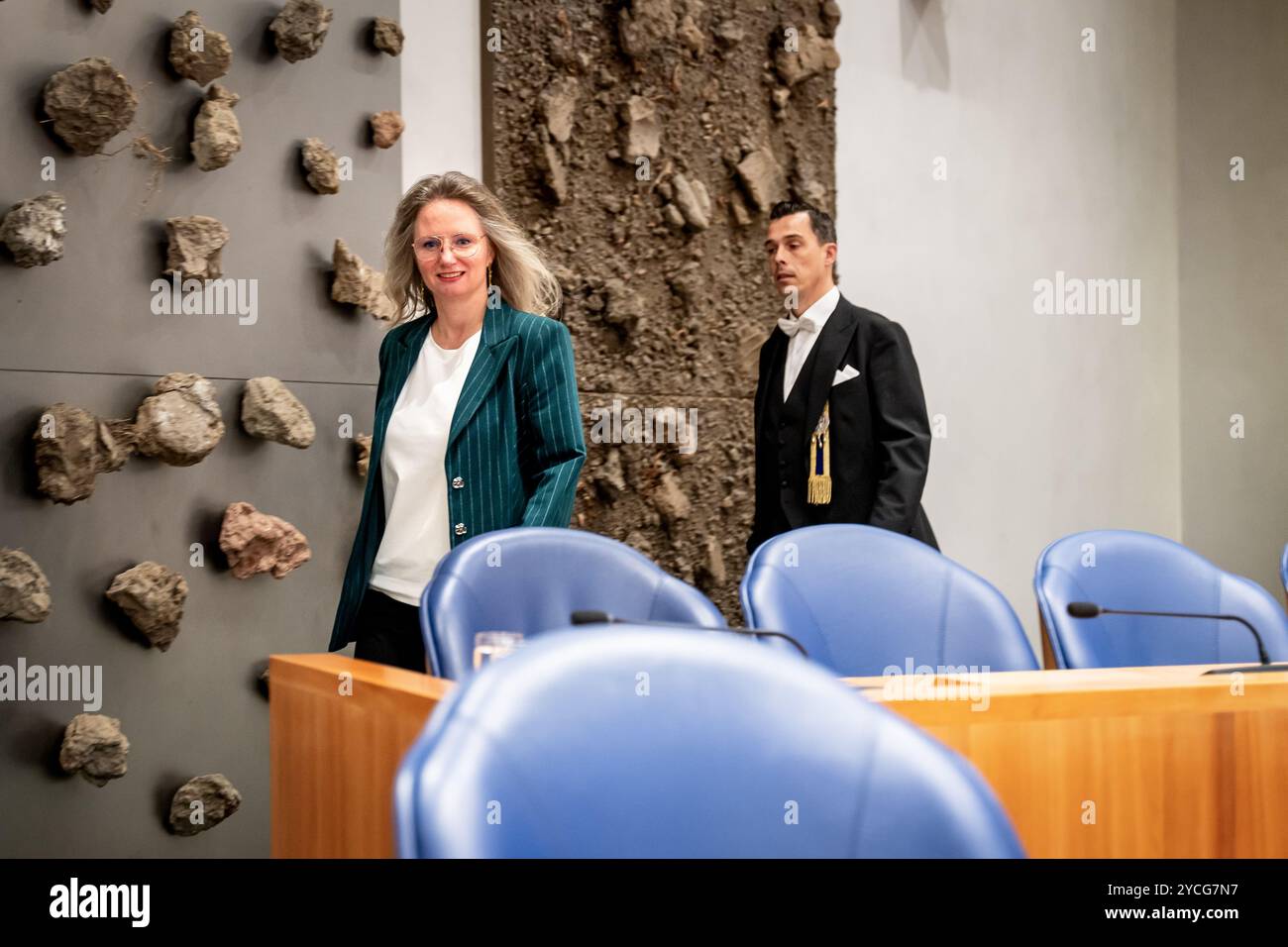 DEN HAAG - Fleur Agema, Minister für Gesundheit, Wohlfahrt und Sport, während der Annahme des Haushalts staaten des Ministeriums für Gesundheit, Wohlfahrt und Sport. ANP LINA SELG niederlande raus - belgien raus Stockfoto
