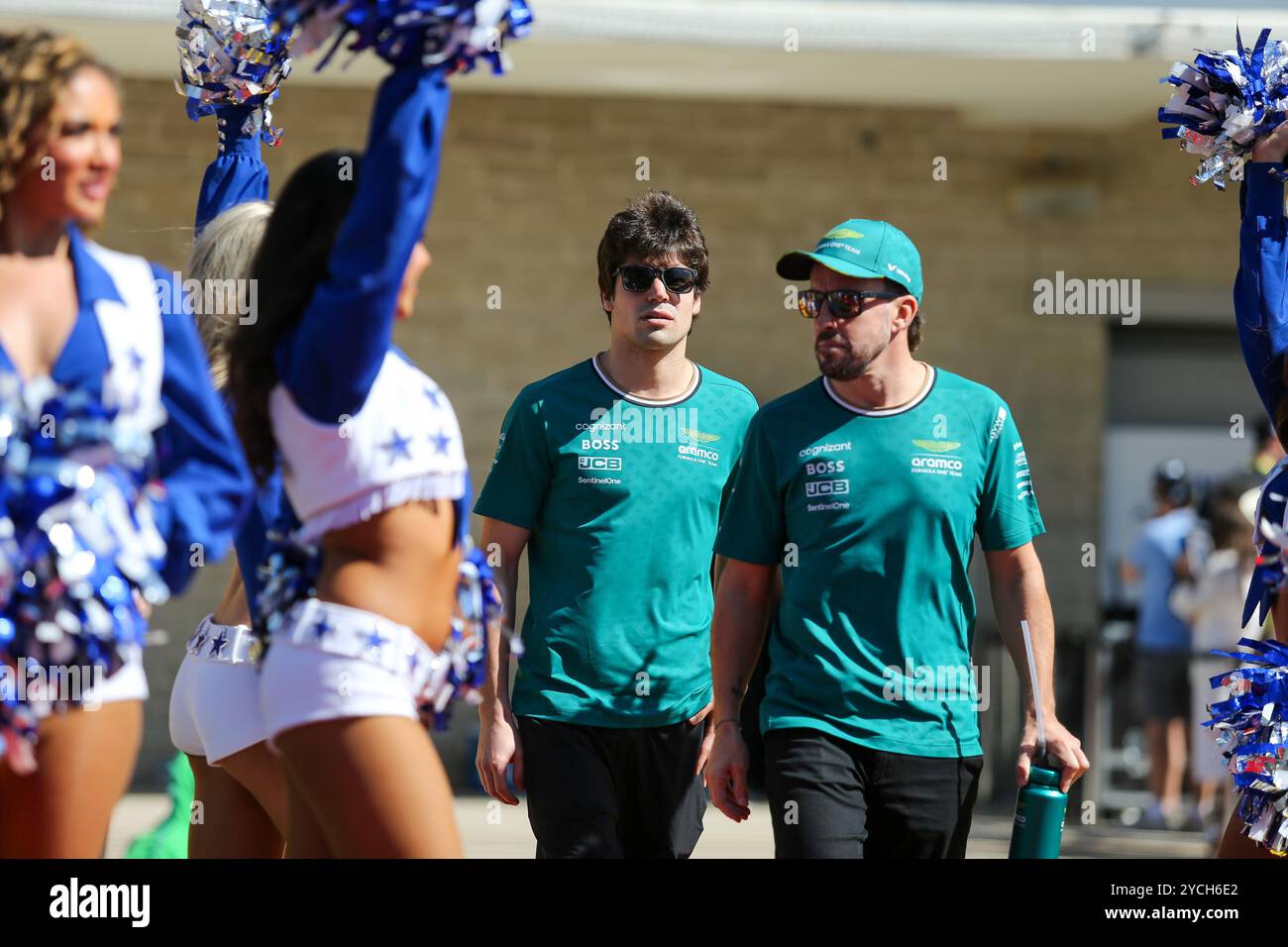 Austin, USA. Oktober 2024. Fernando Alonso beim Formel 1 Pirelli United States Grand Prix 2024. Quelle: Alessio Morgese/Alessio Morgese/Emage/Alamy Live News Stockfoto