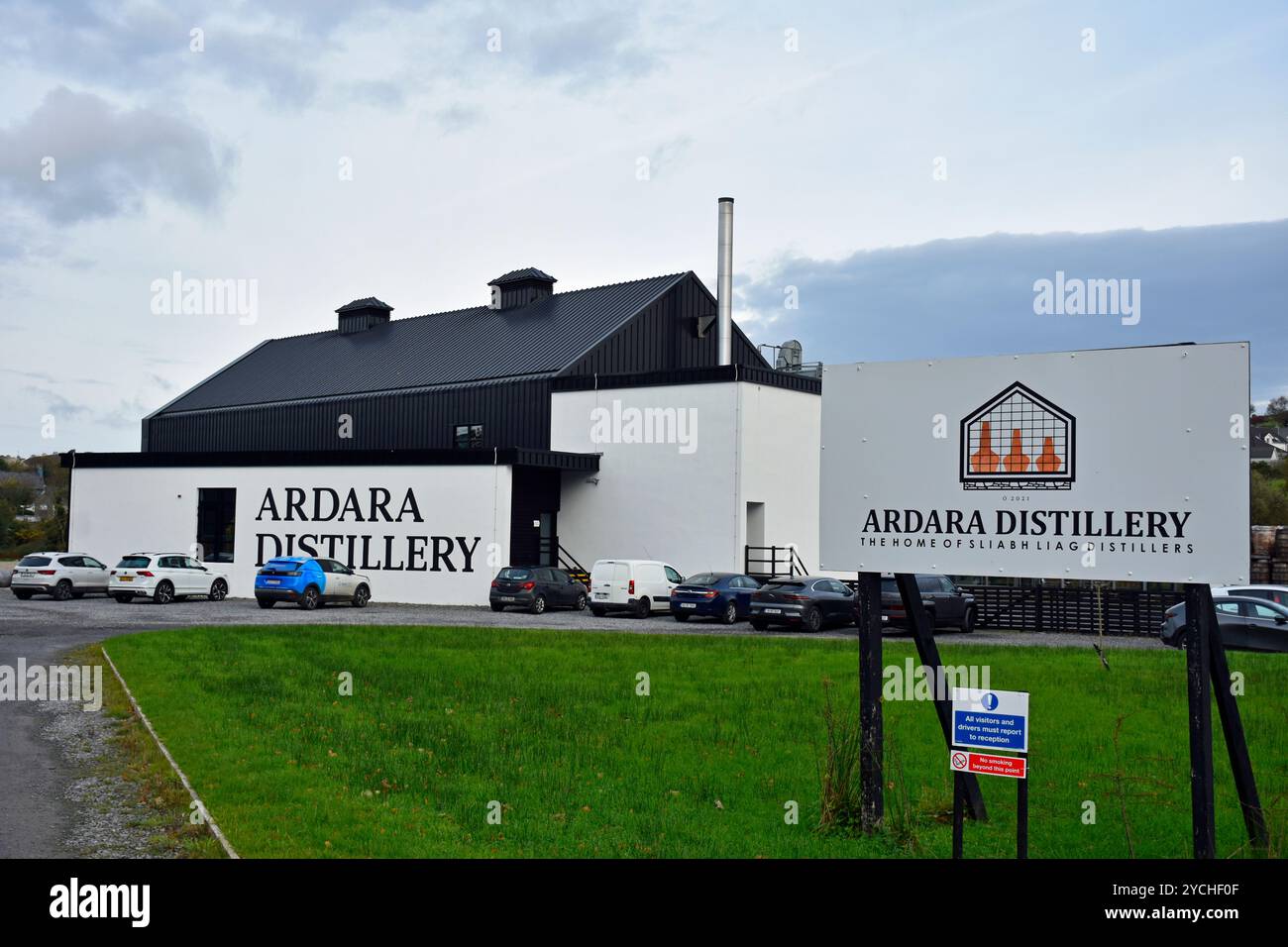 Ardara Distillery, County Donegal, Irland. Stockfoto