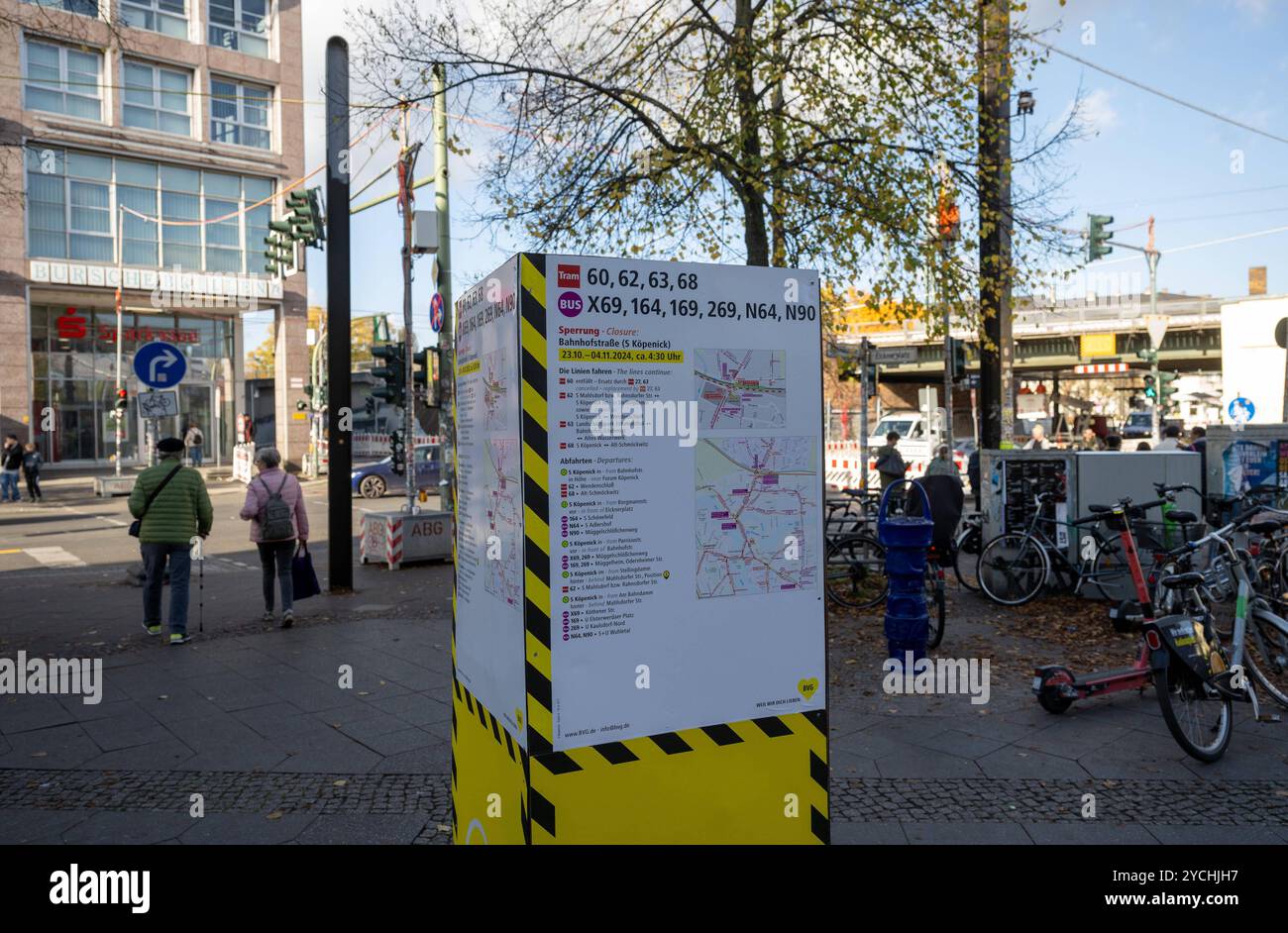 Sperrung Bahnhofstrasse Kopenick