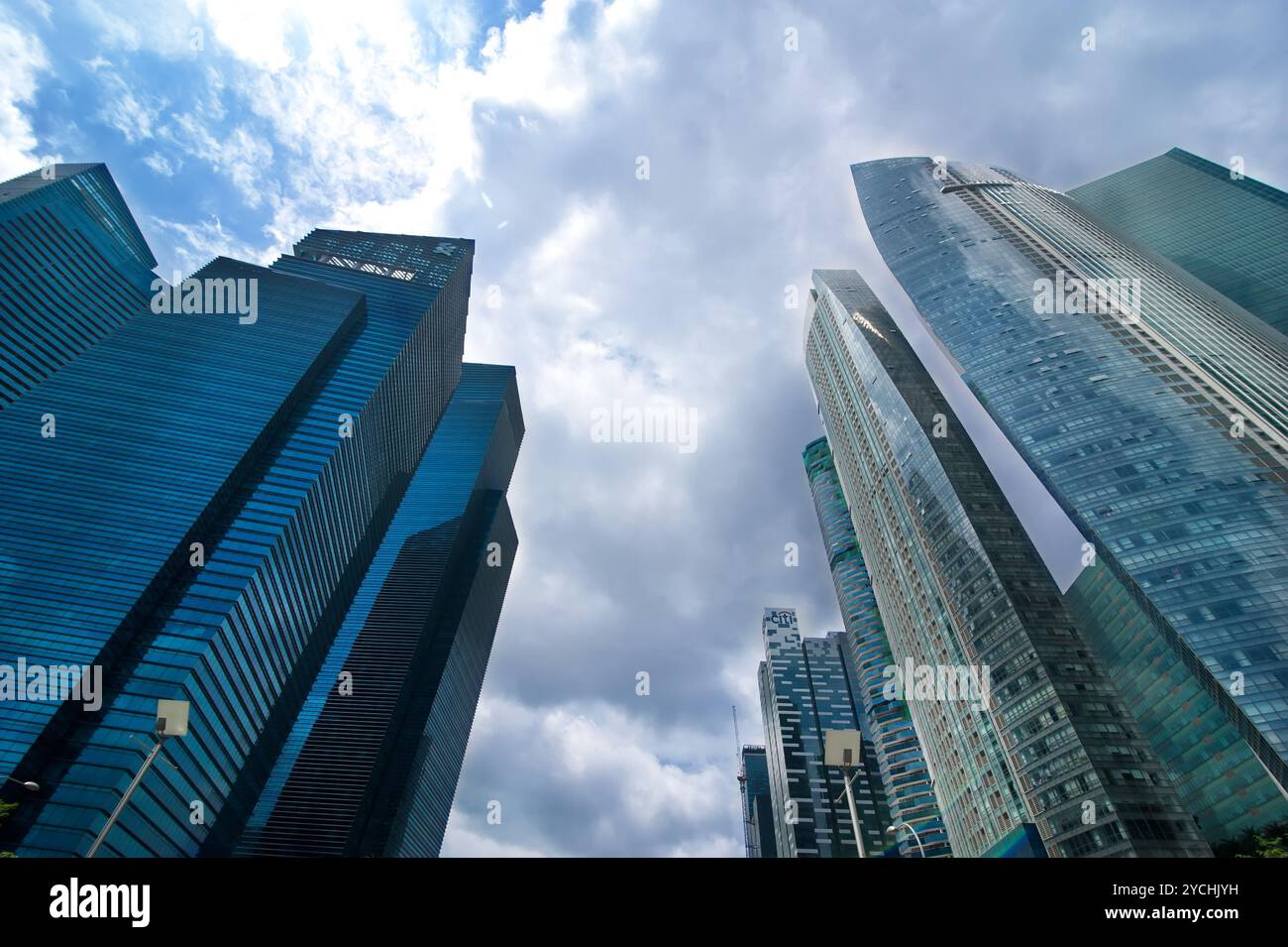 Stadtlandschaft von Singapur Stockfoto