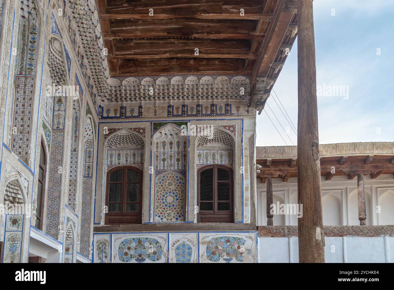 Wohngebäude des Widerstandskämpfers Fayzulla Ubaydullajewitsch XO'jayev, Museum, Buchara, Provinz Buchara, Usbekistan Stockfoto