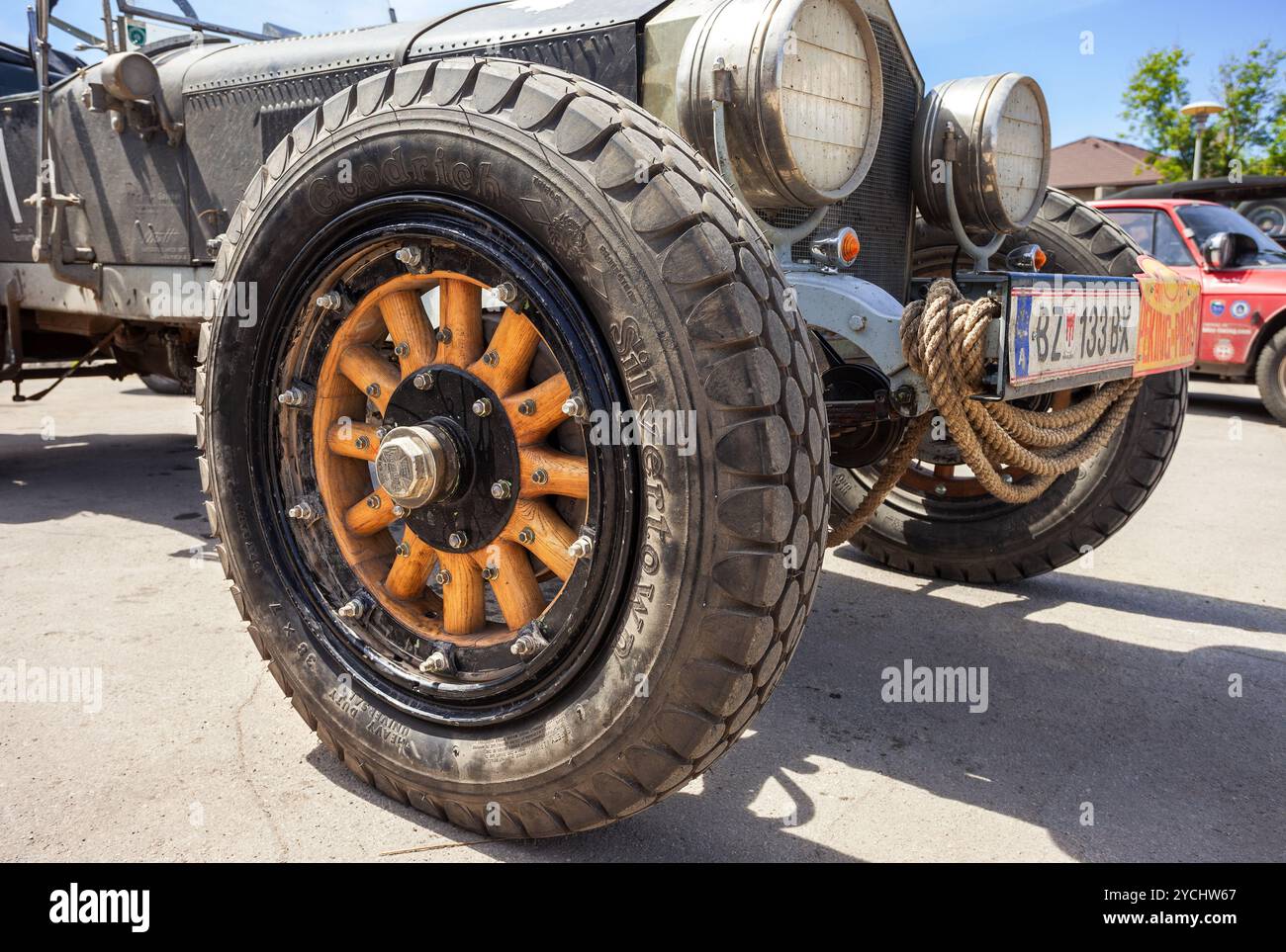 Rallye der Retro-Autos Peking-Paris 2013 Stockfoto