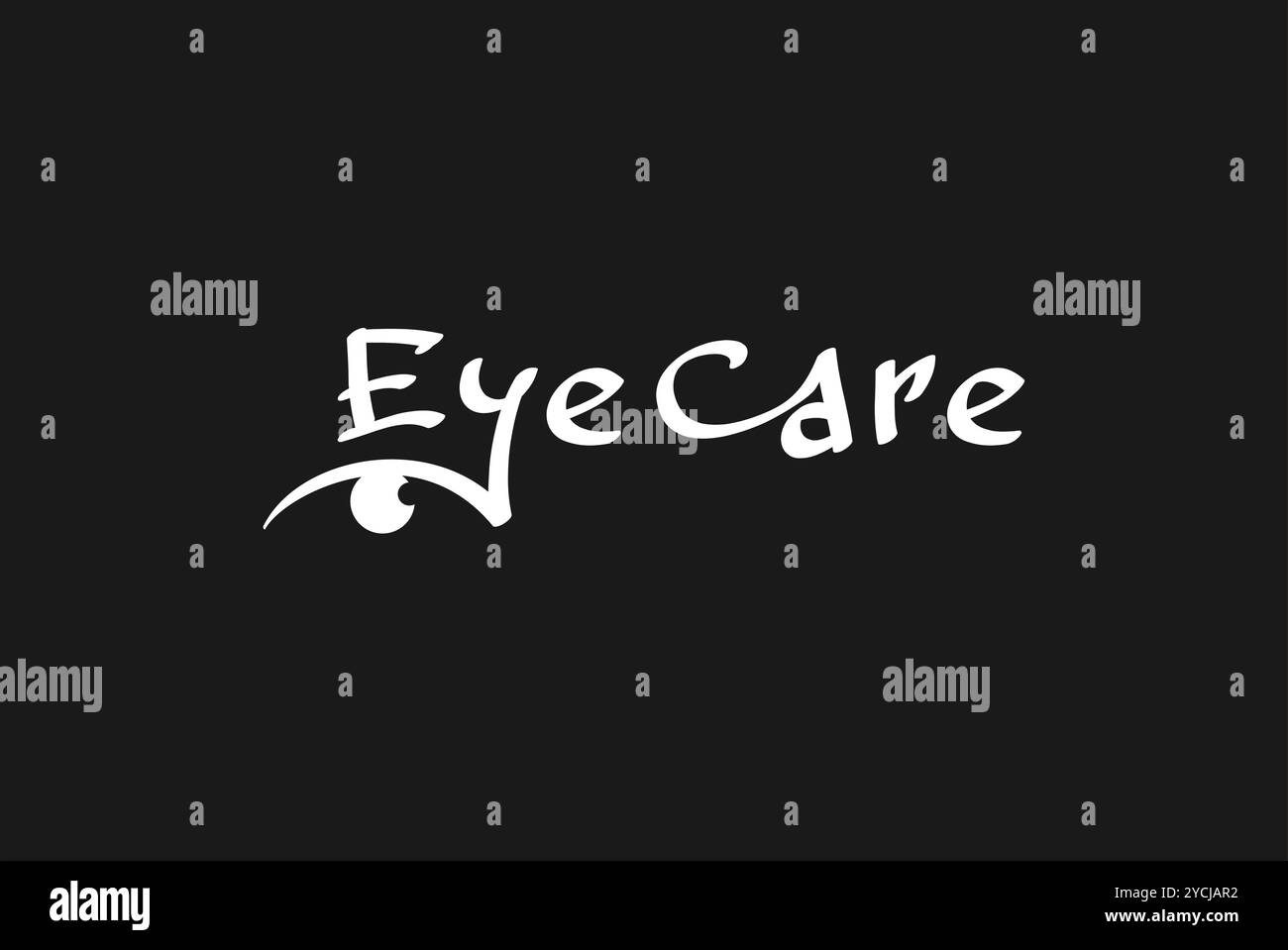 Eye Care Logo Design Vektor editierbar Stock Vektor