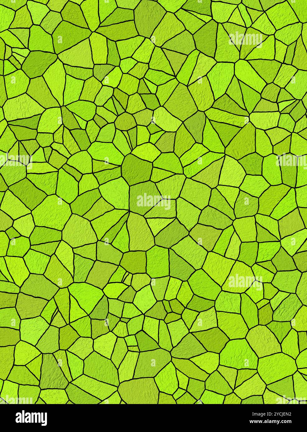 Grunge grüne Mosaik, grüner Hintergrund Stockfoto