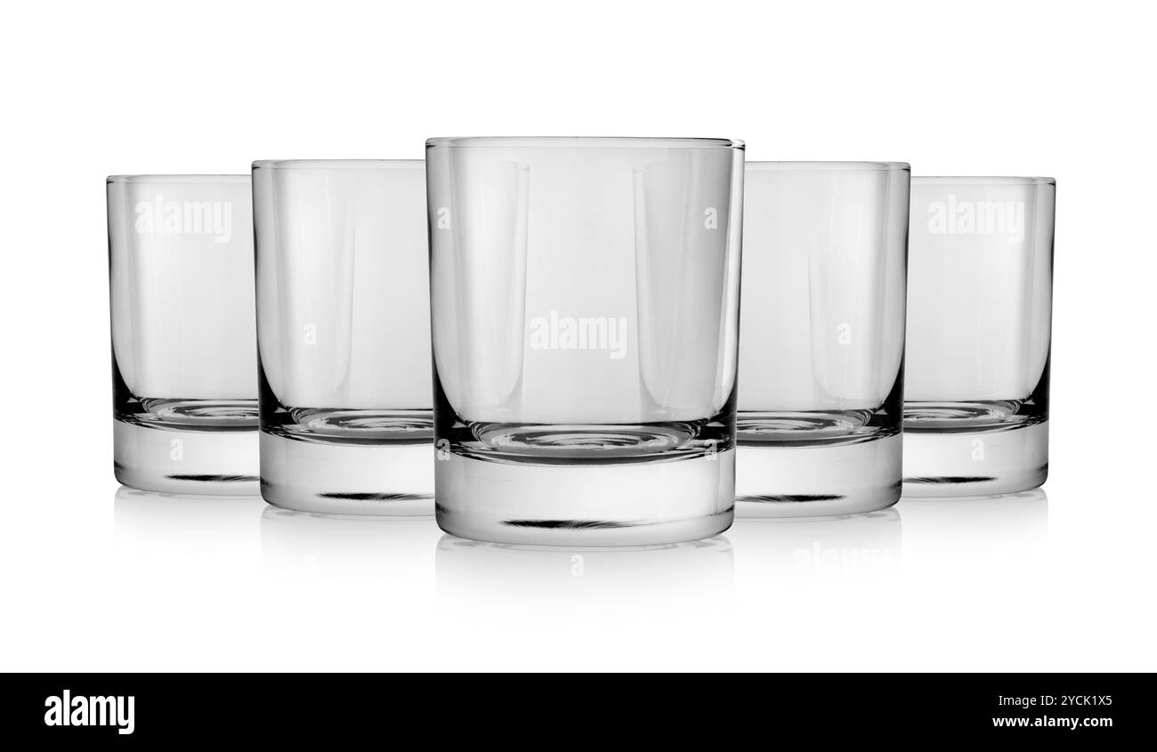 Leere Brandy Glas Stockfoto