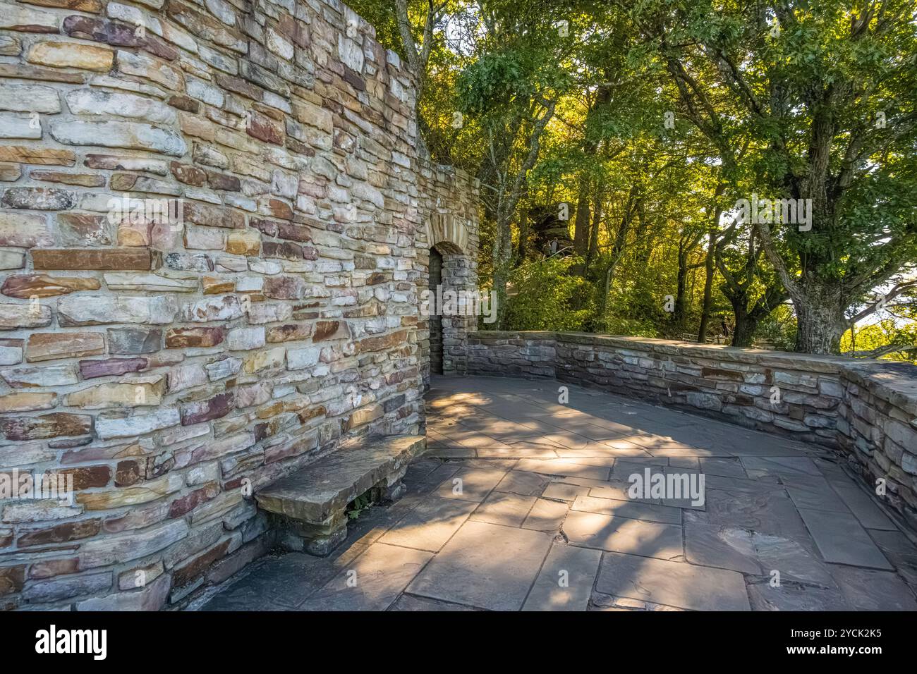 Ochs Overlook and Museum at Point Park am Lookout Mountain im Chickamauga & Chattanooga National Military Park. (USA) Stockfoto Ochs Overlook and Museum at Point Park am Lookout Mountain im Chickamauga & Chattanooga National Military Park. (USA) Stockfoto