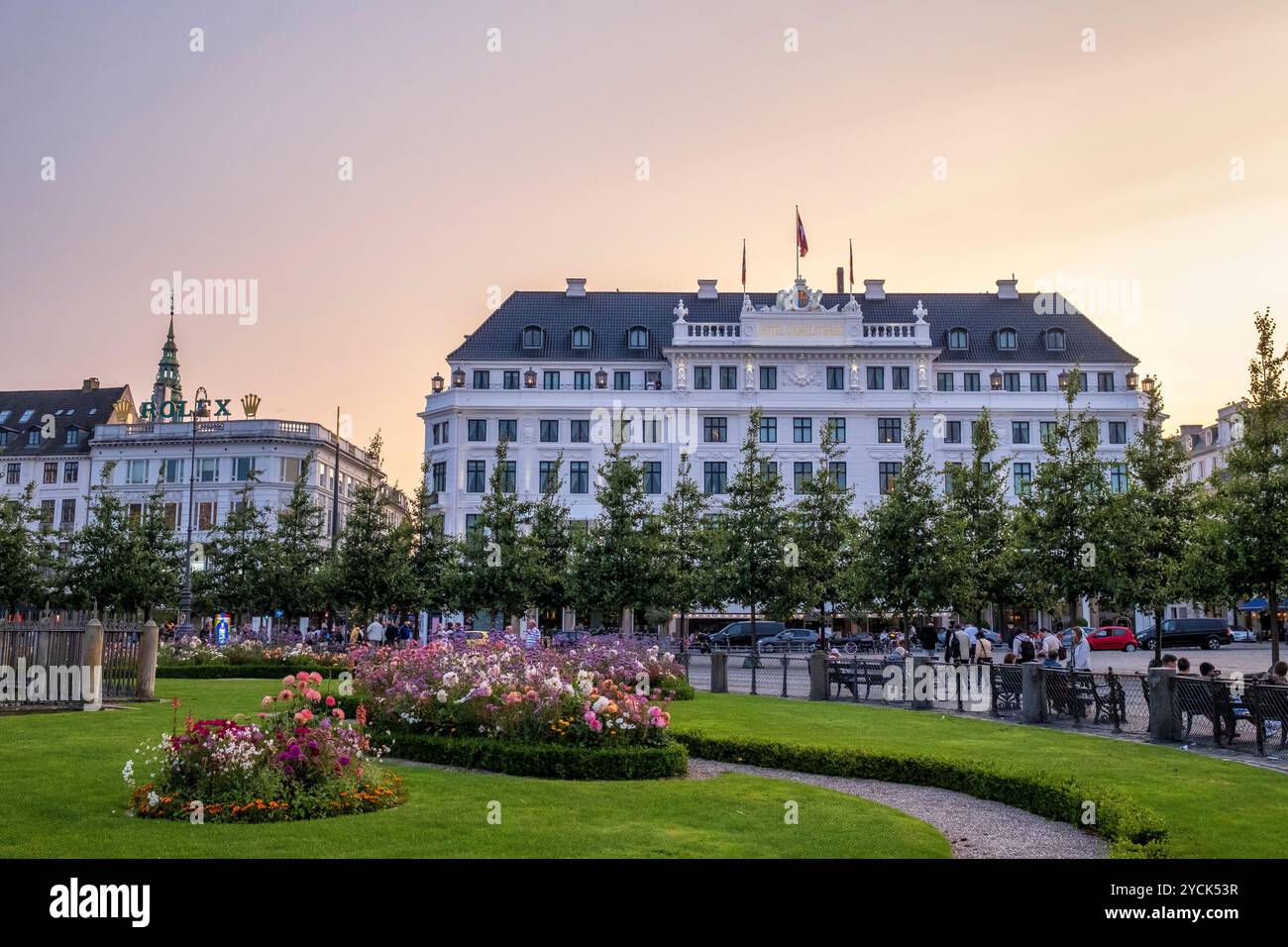 Hotel d'Angleterre im Zentrum von Kopenhagen, Dänemark Stockfoto