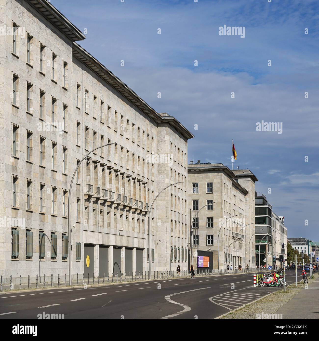 Außenansicht des Bundesministeriums für Finanzen in Mittte, Berlin Stockfoto