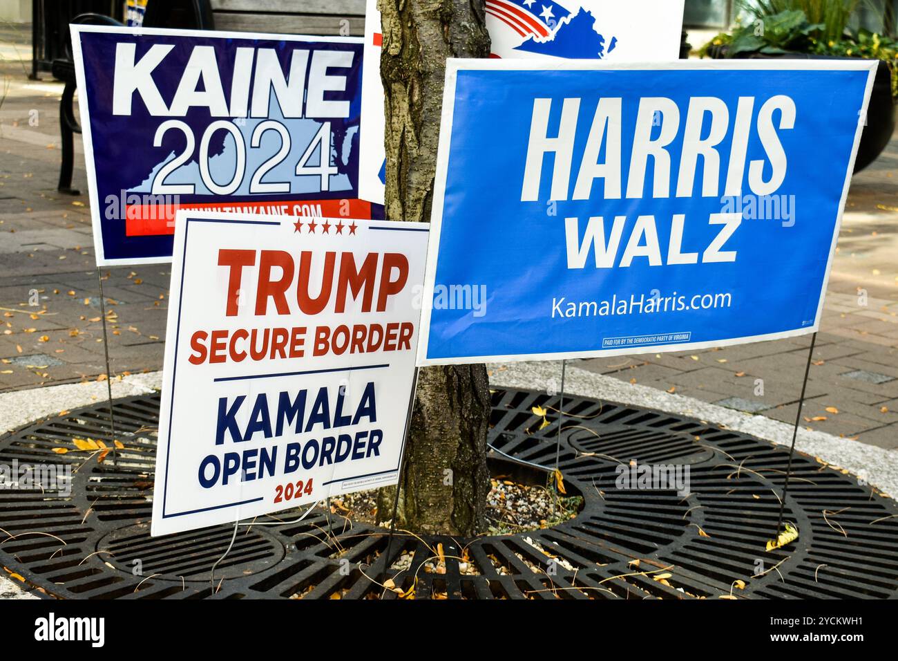 Das Wahlhaus markiert fast früher Wahlort in Arlington, Virginia. Okt. 2024 Stockfoto