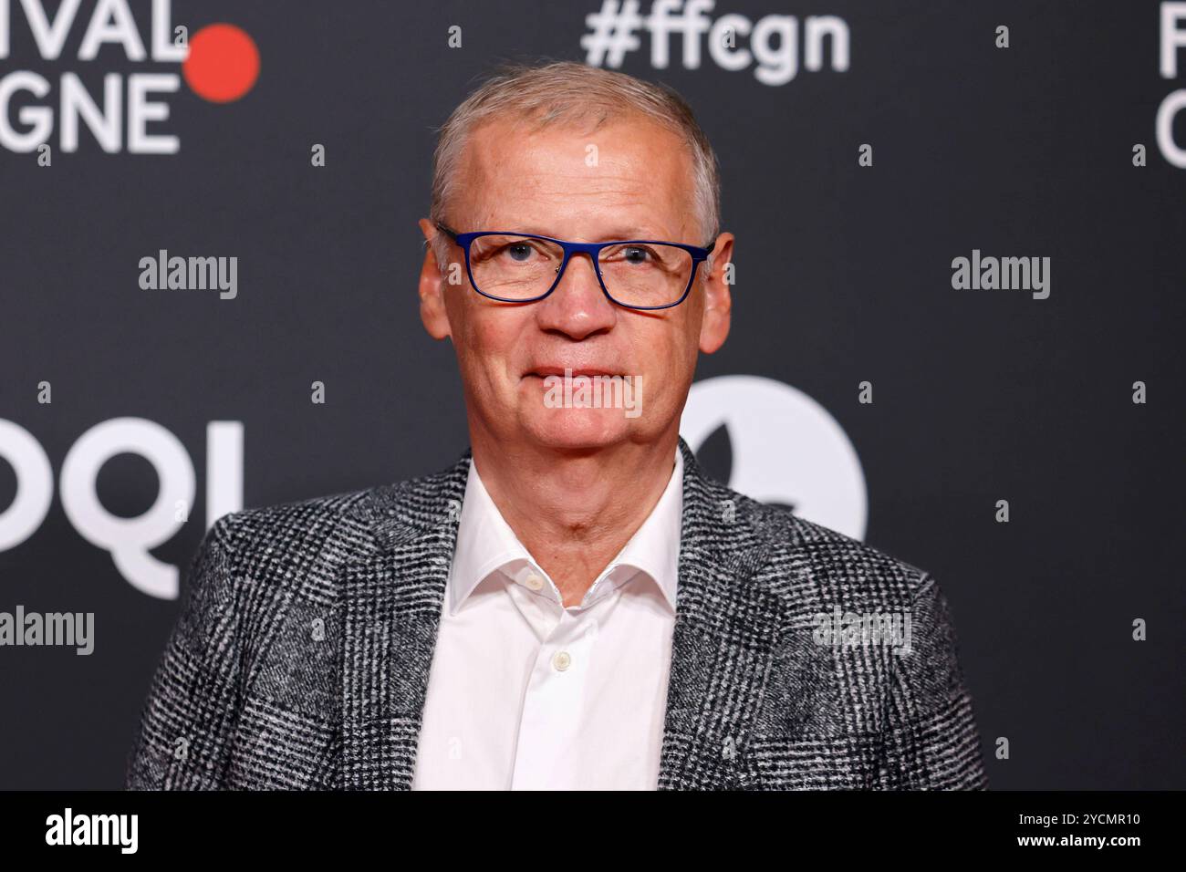 Fernsehmoderator Günther Jauch bei der Vorstellung des Films Hape Kerkeling - Total Normal zum 60. Geburtstag des Komikers auf dem Filmfestival Köln 2024 im Filmpalast. Köln, 23.10.2024 NRW Deutschland *** Fernsehmoderator Günther Jauch bei der Filmvorführung Hape Kerkeling Total Normal anlässlich des 60. Geburtstages der Comedians beim Filmfestival Köln 2024 im Filmpalast Köln, 23 10 2024 NRW Deutschland Copyright: XChristophxHardtx Stockfoto