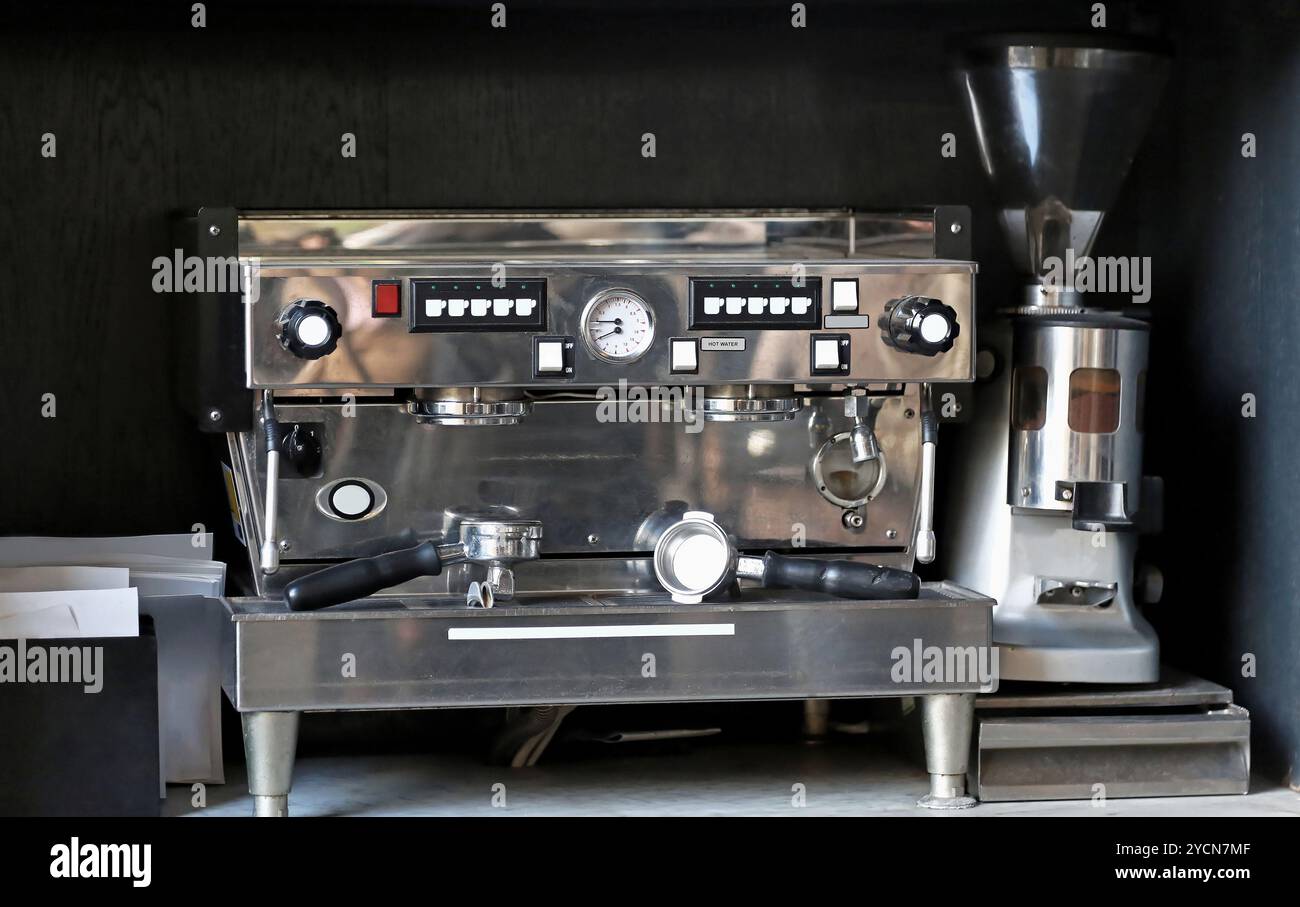 Espresso Kaffeemaschine Stockfoto