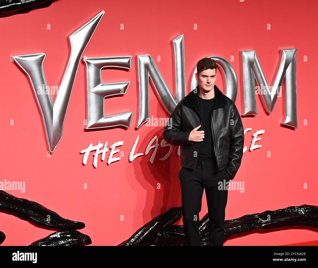 LONDON, GROSSBRITANNIEN. Oktober 2024. Sam Way nahm an der britischen Premiere von VENOM: The Last Dance am BFI IMAX in London Teil. (Foto von 李世惠/siehe Li/Picture Capital) Credit: Siehe Li/Picture Capital/Alamy Live News Stockfoto