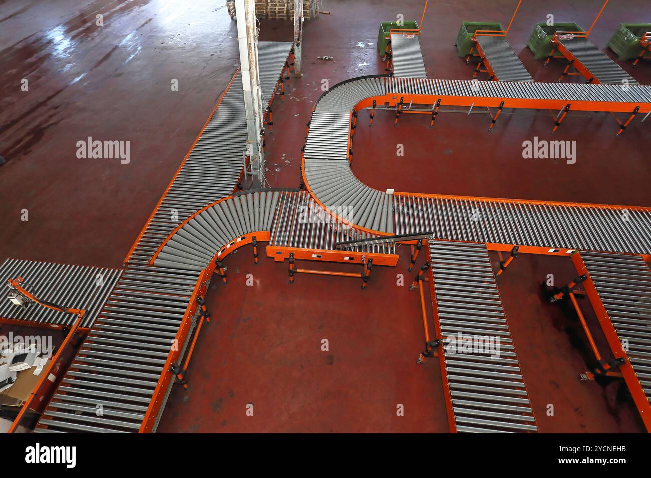 Fördersystem Stockfoto