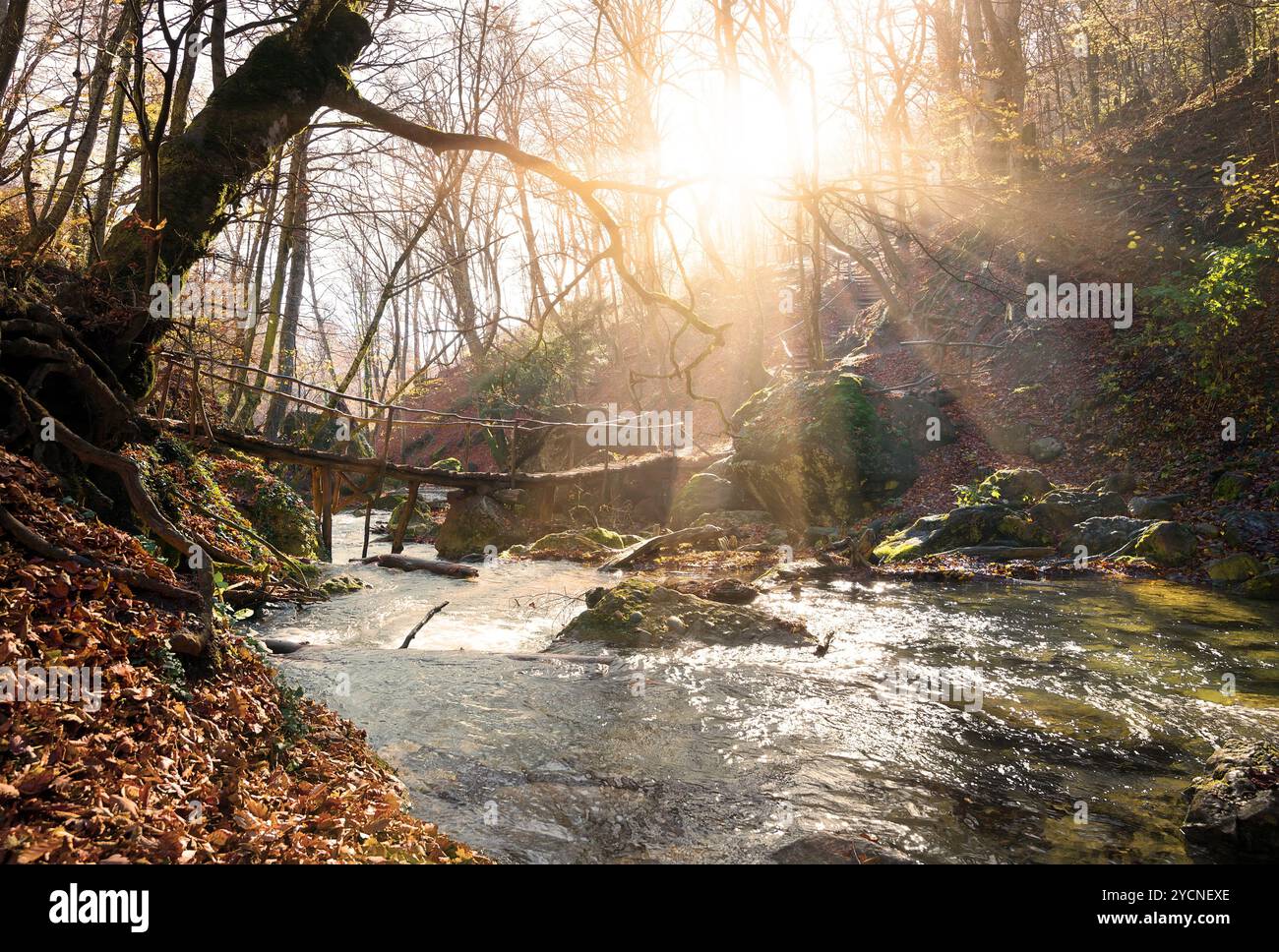 Kleine Brücke Stockfoto