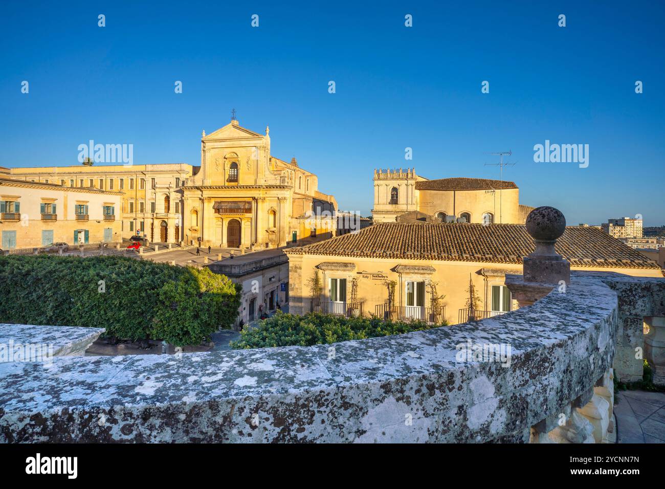Kirche des Heiligen Erlösers, Noto, Siracusa, Sizilien, Italien Stockfoto