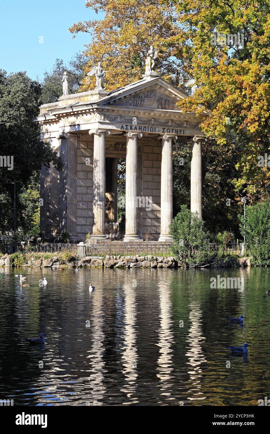 Tempel des Äskulapius Stockfoto