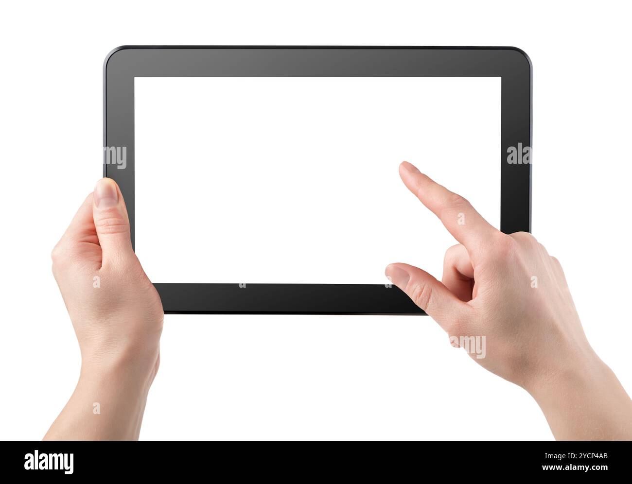 Tablette horizontal Stockfoto
