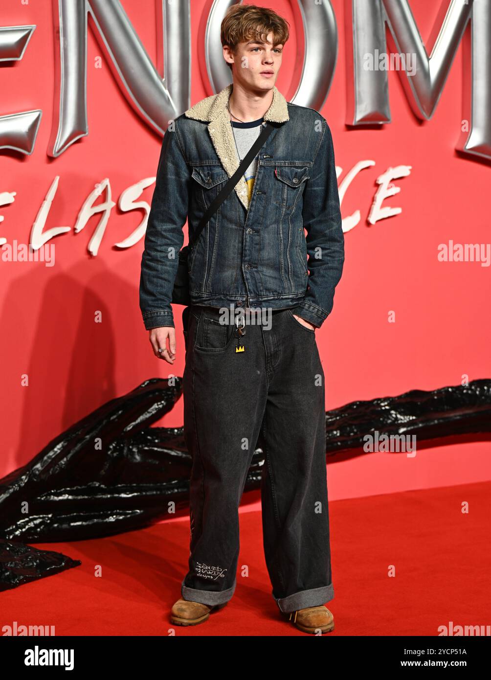 LONDON, GROSSBRITANNIEN. Oktober 2024. GUE nimmt an der britischen Premiere von VENOM: The Last Dance im BFI IMAX in London Teil. (Foto von 李世惠/siehe Li/Picture Capital) Credit: Siehe Li/Picture Capital/Alamy Live News Stockfoto