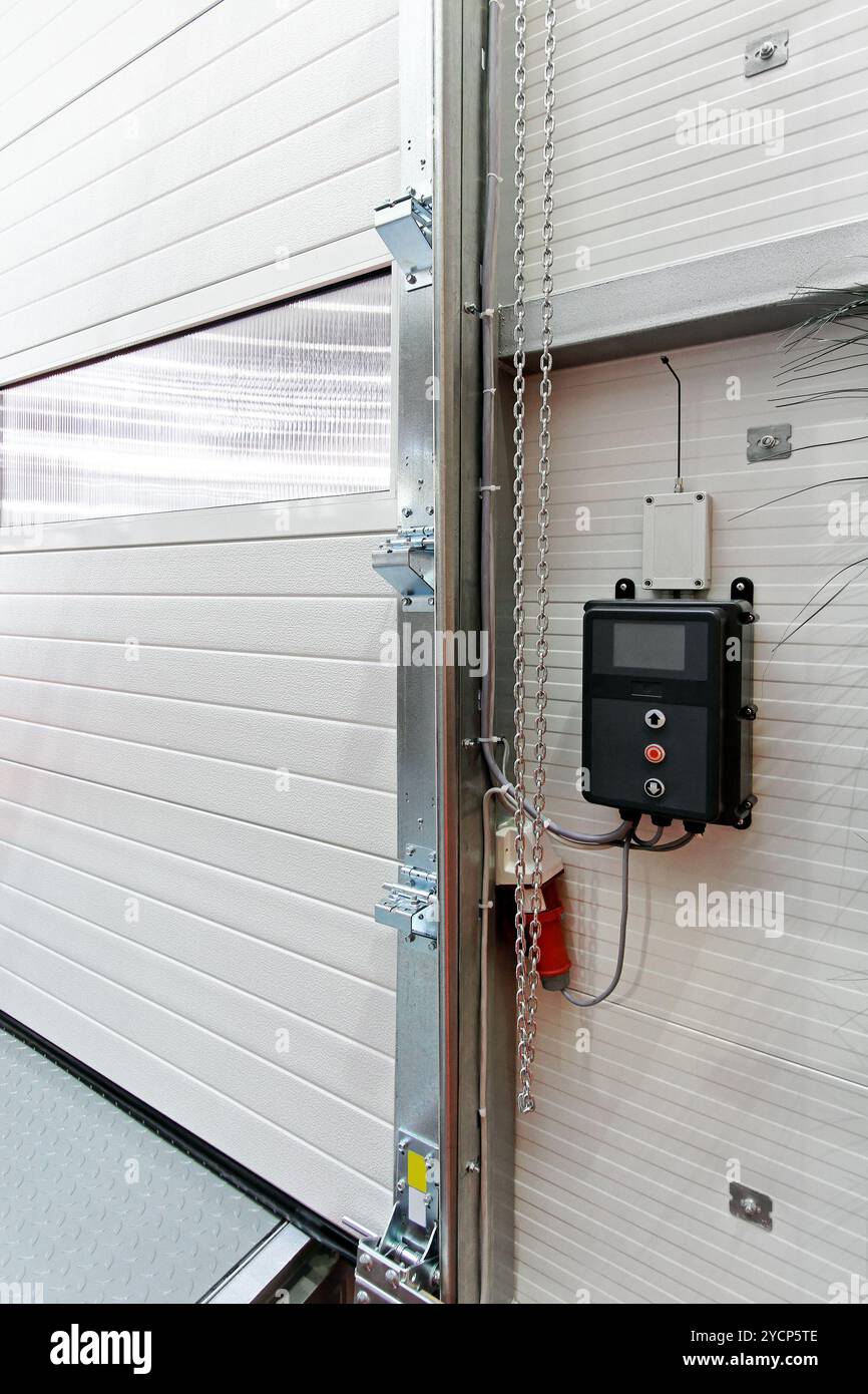 Industrielle Tür Stockfoto