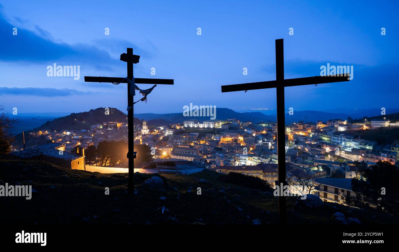 Buccheri, Siracusa, Sizilien, Italien Stockfoto