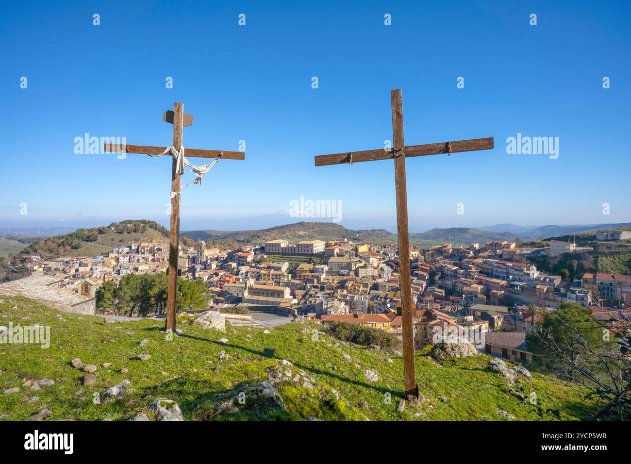Buccheri, Siracusa, Sizilien, Italien Stockfoto
